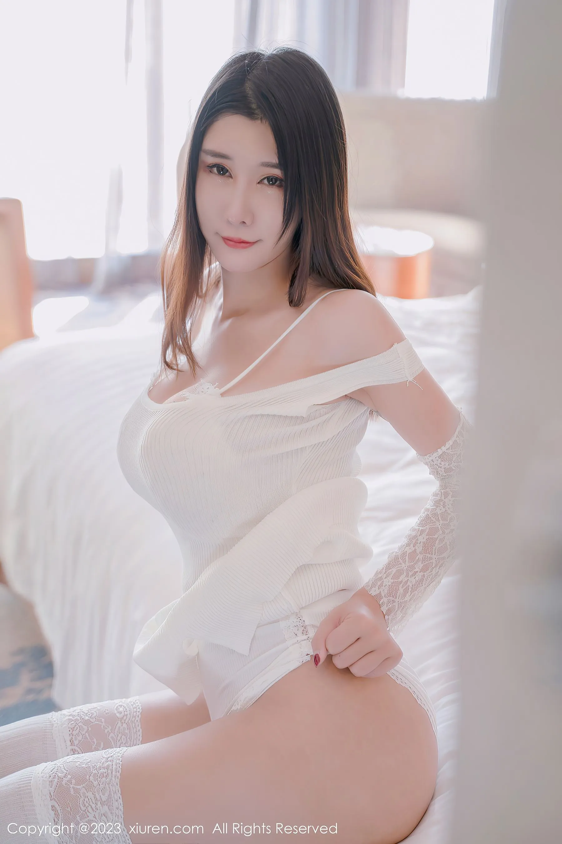 秀人网 No.6128 夏沫沫tifa 插图1