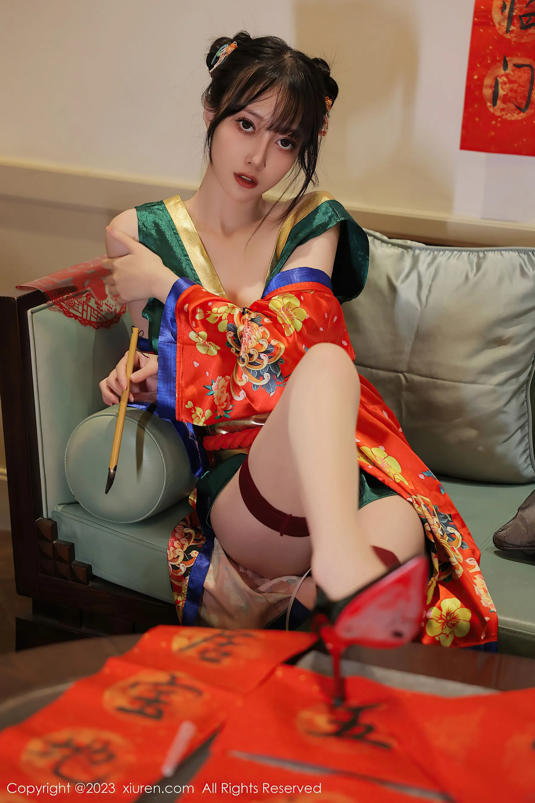 秀人网 No.6167 玥儿玥er 新春美腿