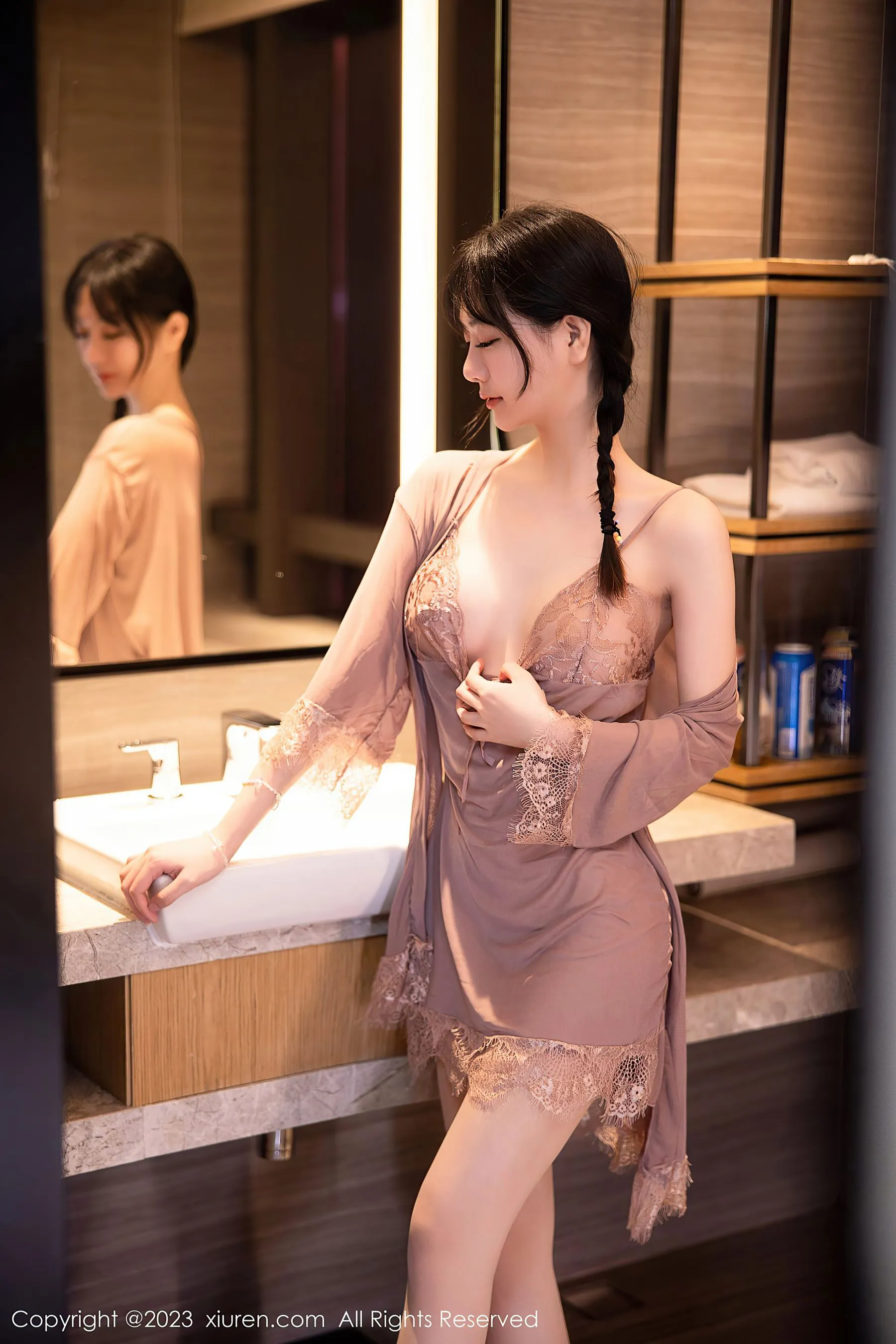 秀人网 No.6558 谢小蒽 插图1
