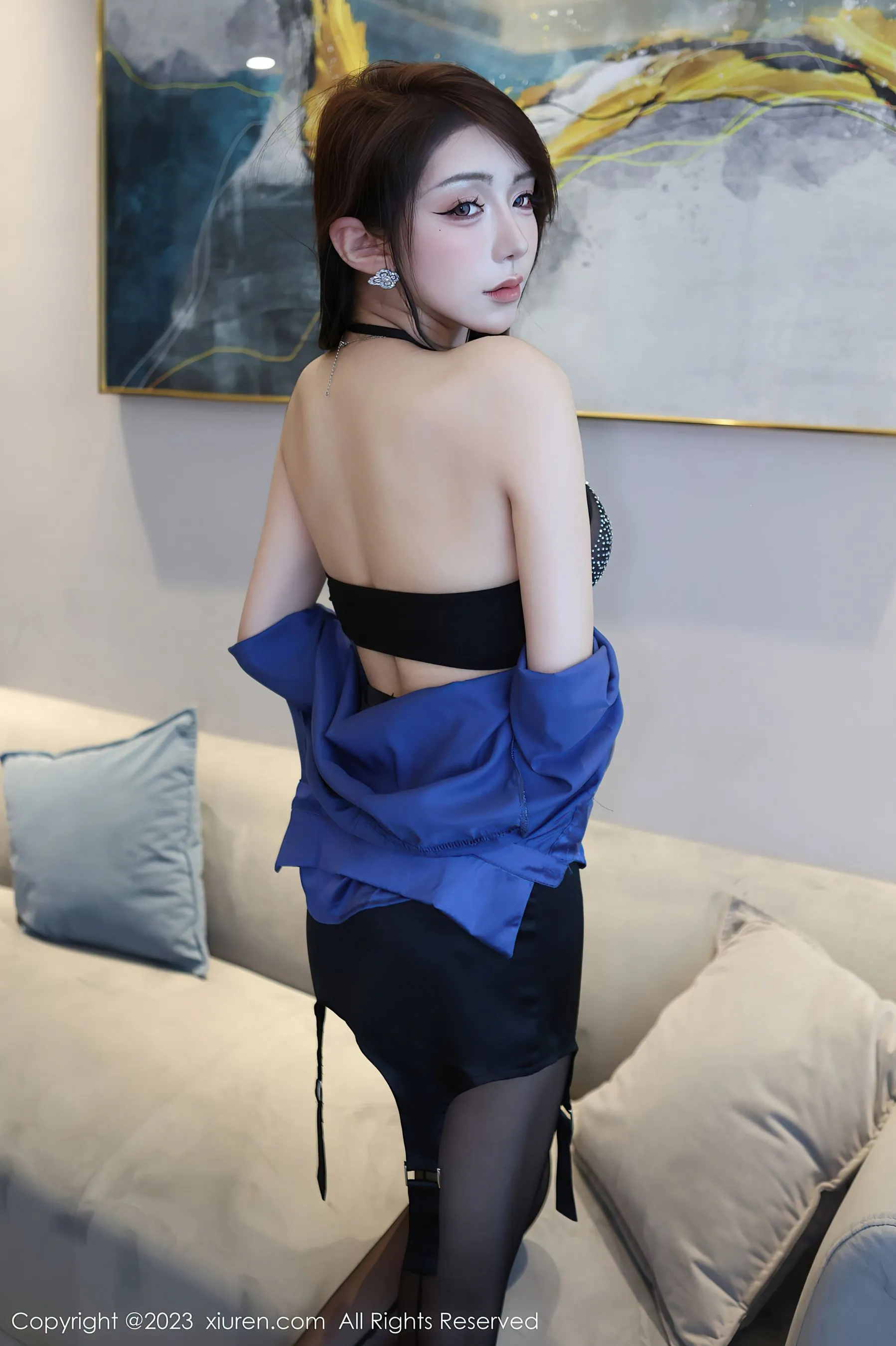 秀人网 No.6594 金幼汐Vivian 黑丝美腿 插图1