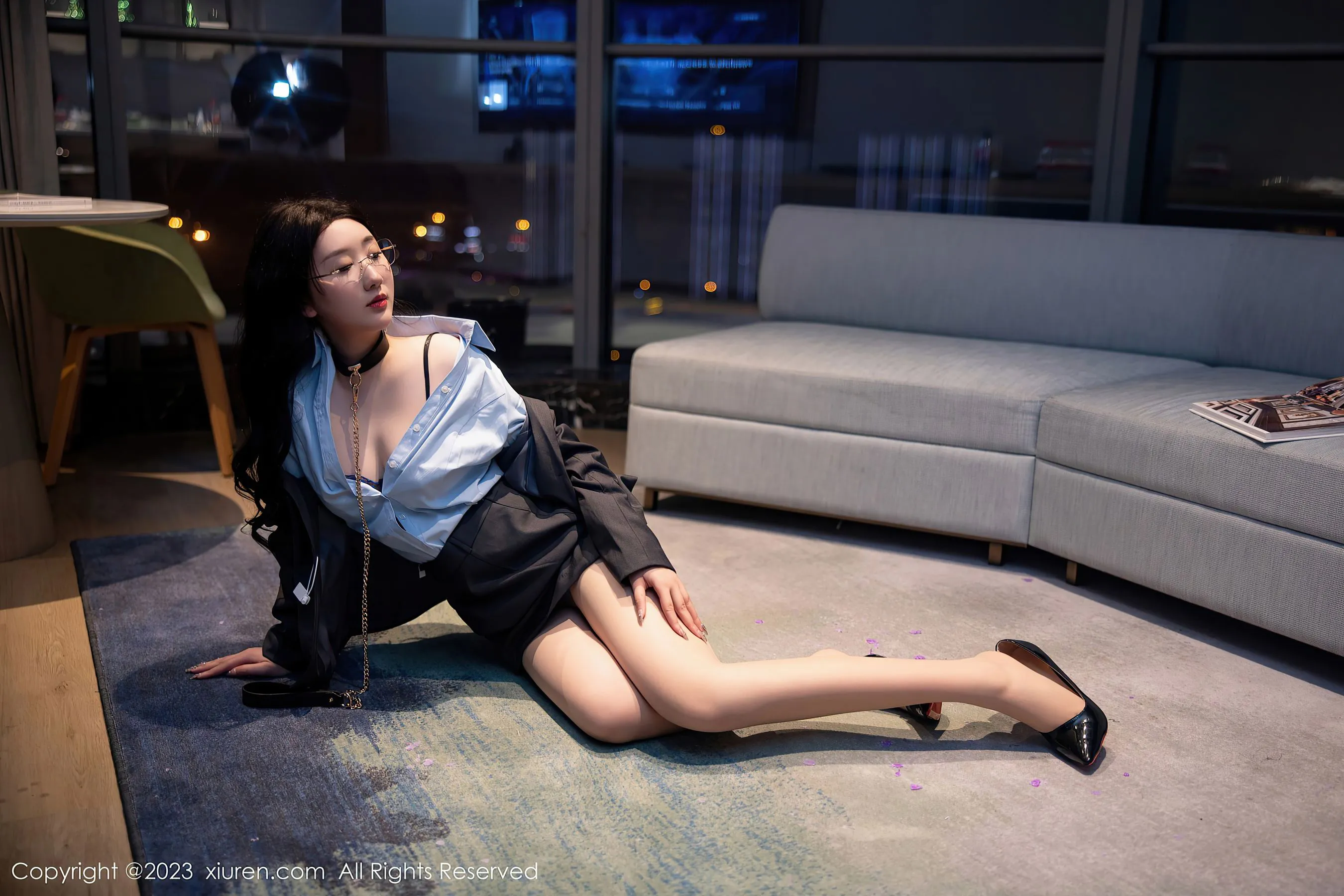 秀人网 No.6607 江真真 丝袜制服