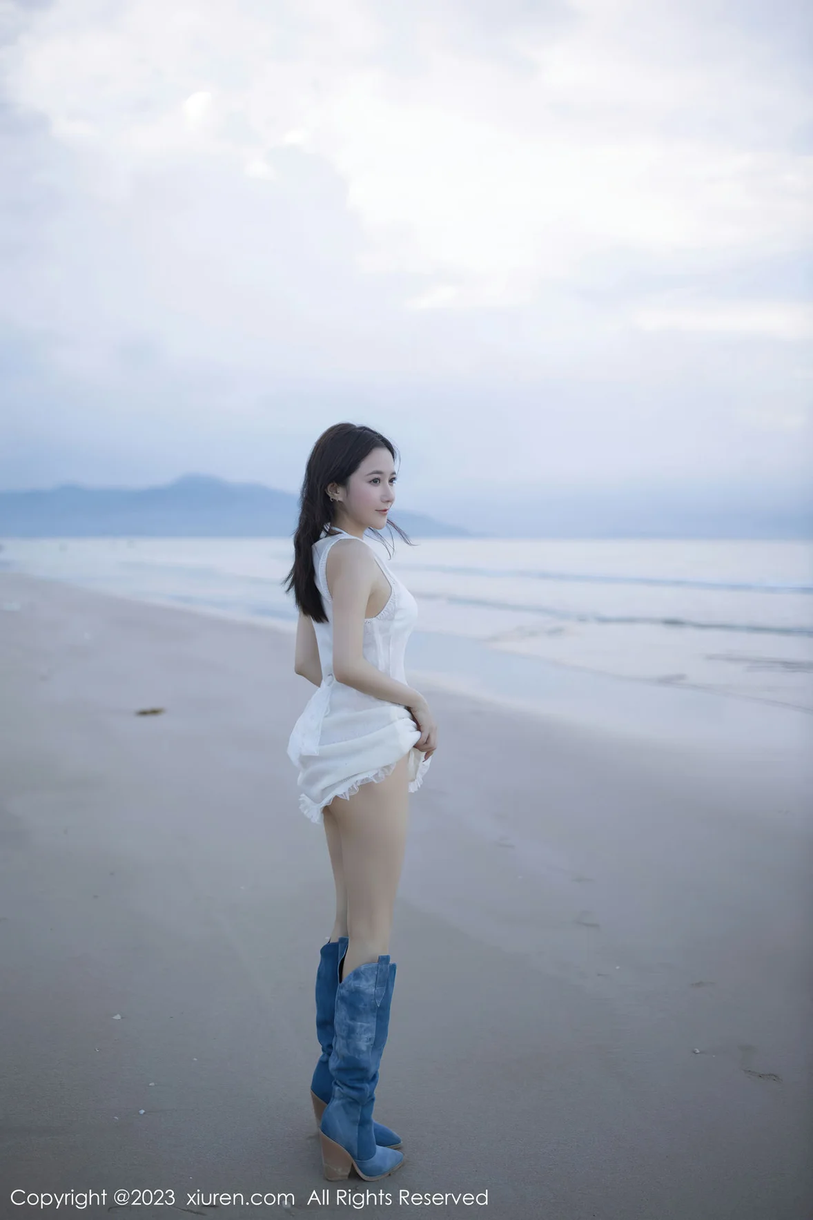 XiuRen 秀人 No.6852 鱼子酱Fish 白色比基尼巴厘岛旅拍1 [81P]