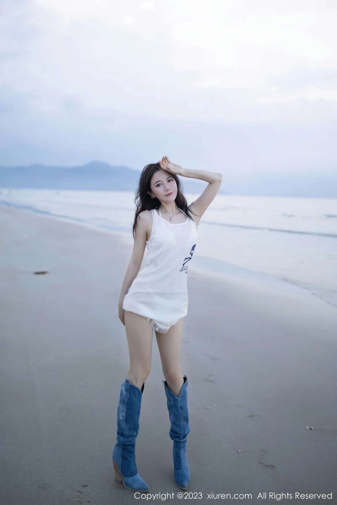 XiuRen 秀人 No.6852 鱼子酱Fish 白色比基尼巴厘岛旅拍1 [81P]