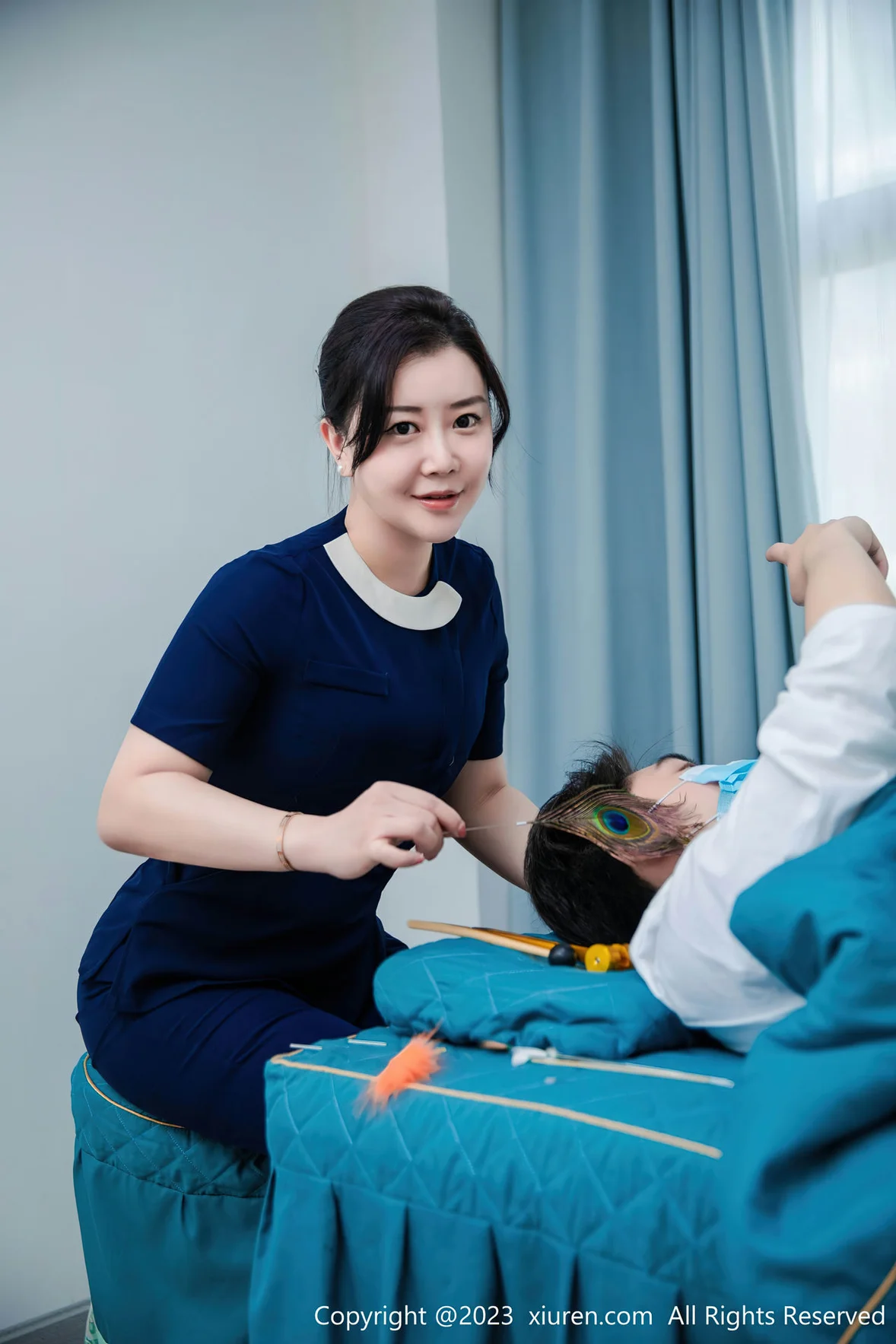 XiuRen 秀人 No.6878 王婉悠Queen 性感技师装扮性感写真 [75P]