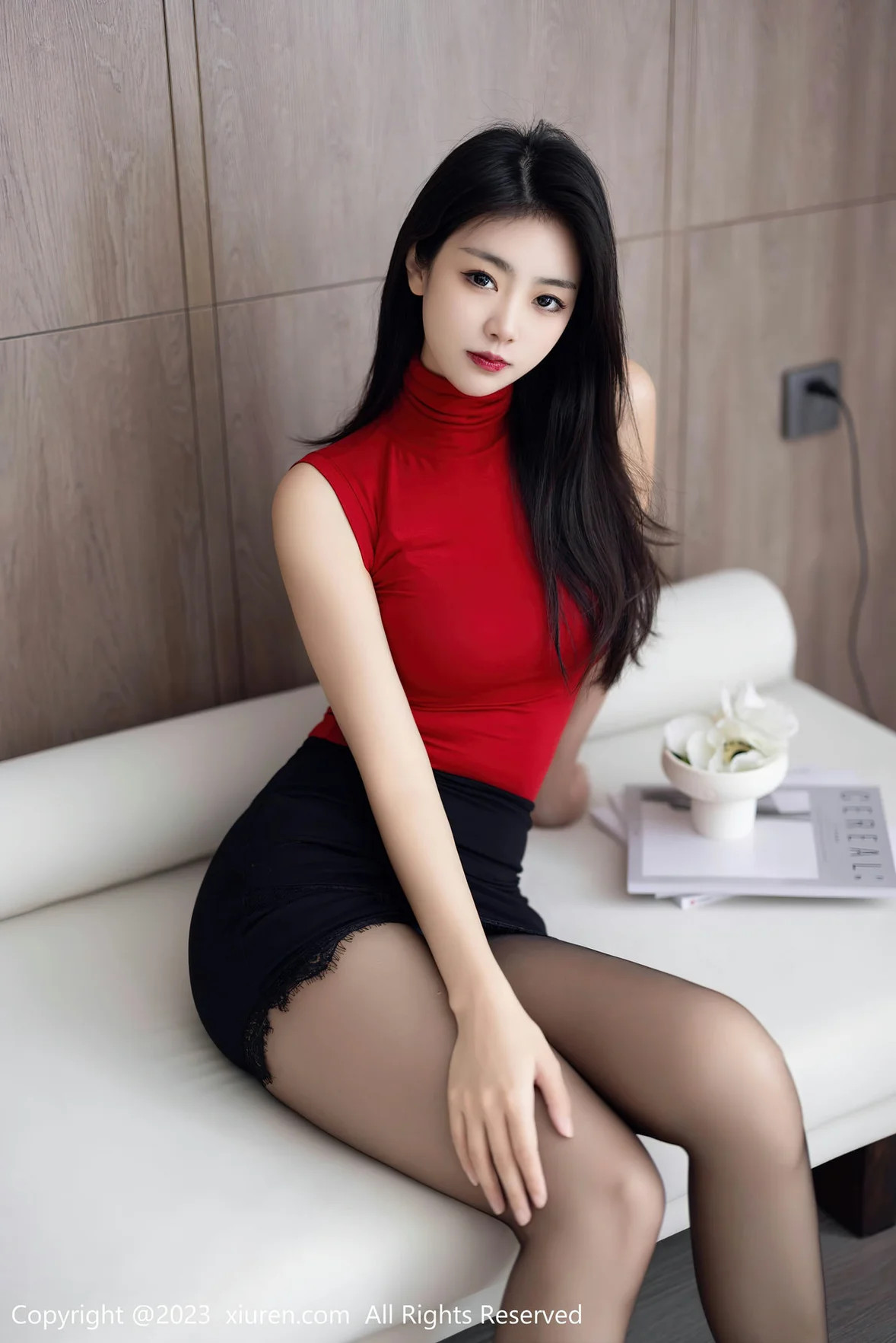 XiuRen 秀人 No.6883 可樂Vicky 性感黑色短裙性感写真3 [76P]