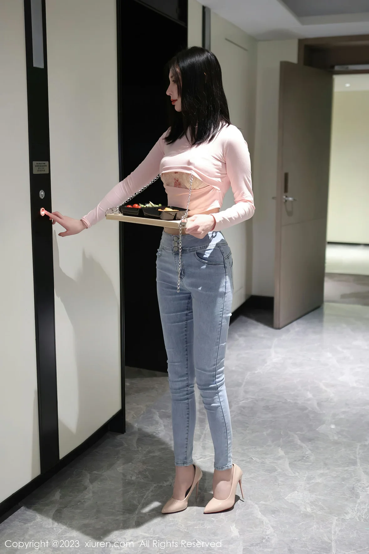 XiuRen 秀人 No.6992 曼柔 粉色蕾丝内衣性感写真 [83P]