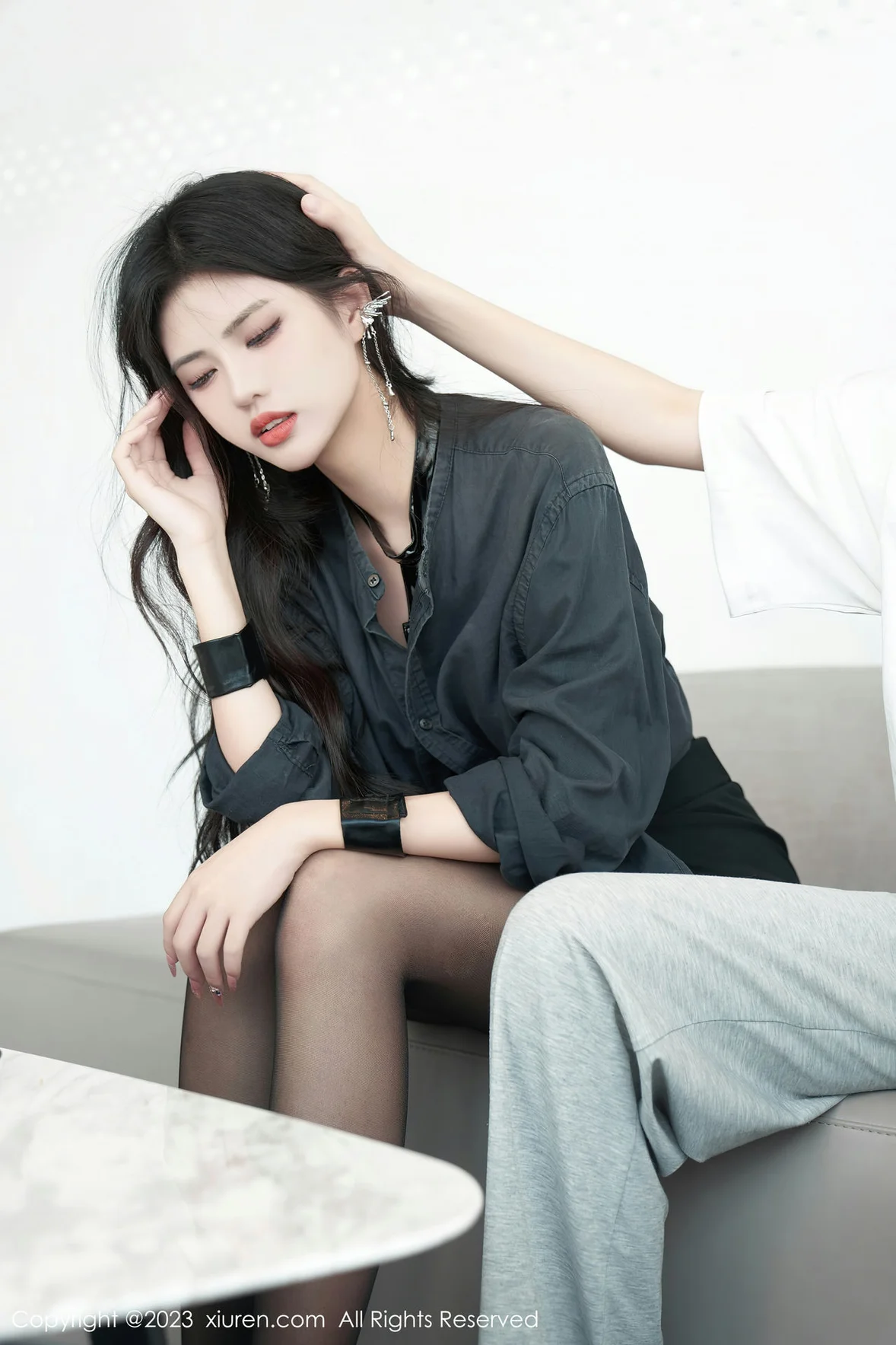 XiuRen 秀人 No.7100 浅浅Danny 黑色情趣性感写真 [85P]