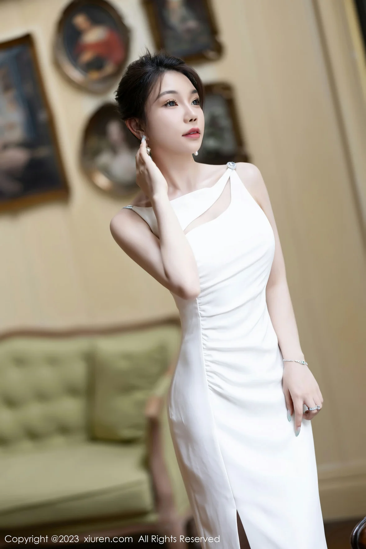 XiuRen 秀人 No.7155 徐莉芝Booty 白色蕾丝性感写真 [91P]