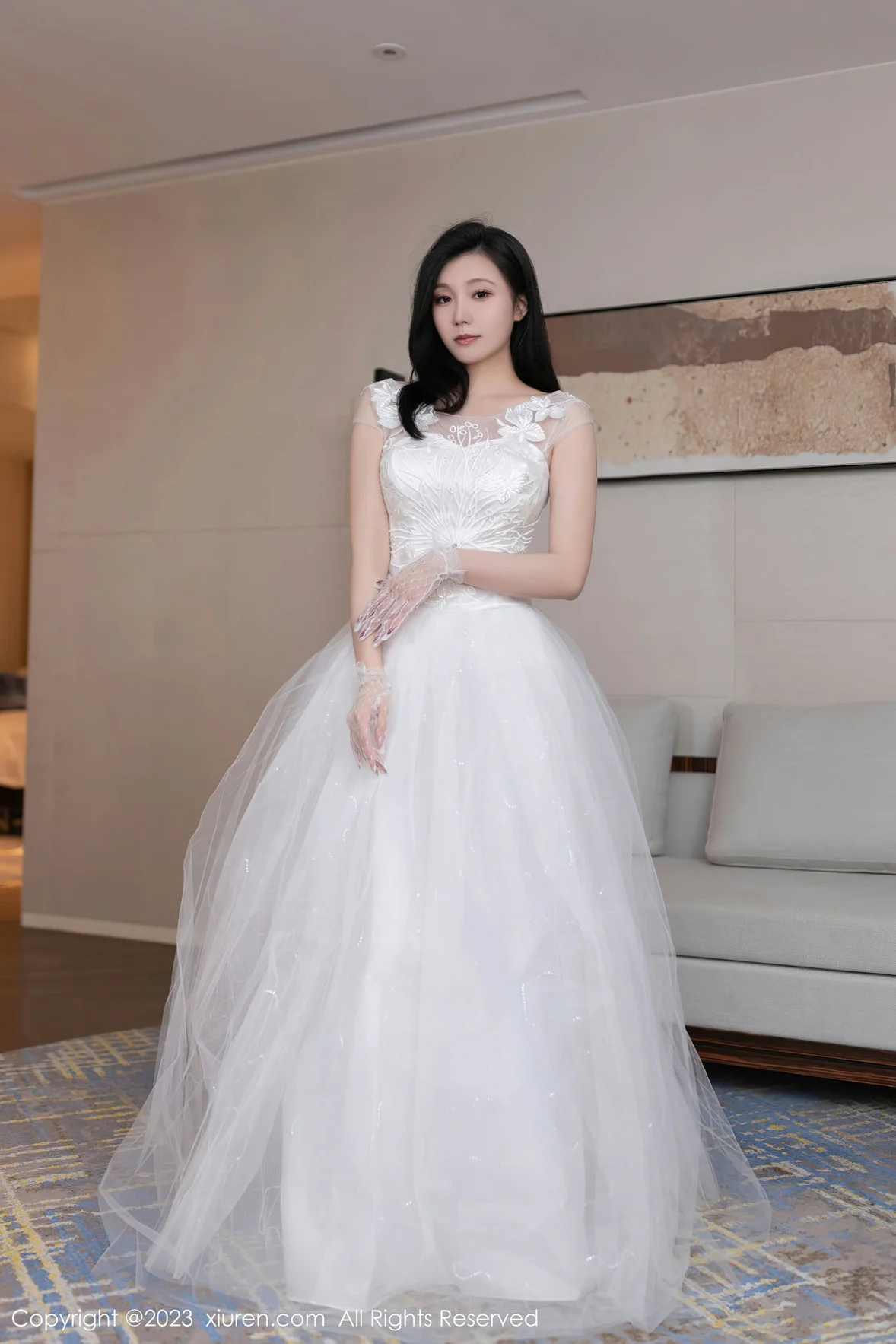 XiuRen 秀人 No.7201 安然anran 白色婚纱性感写真 [80P]