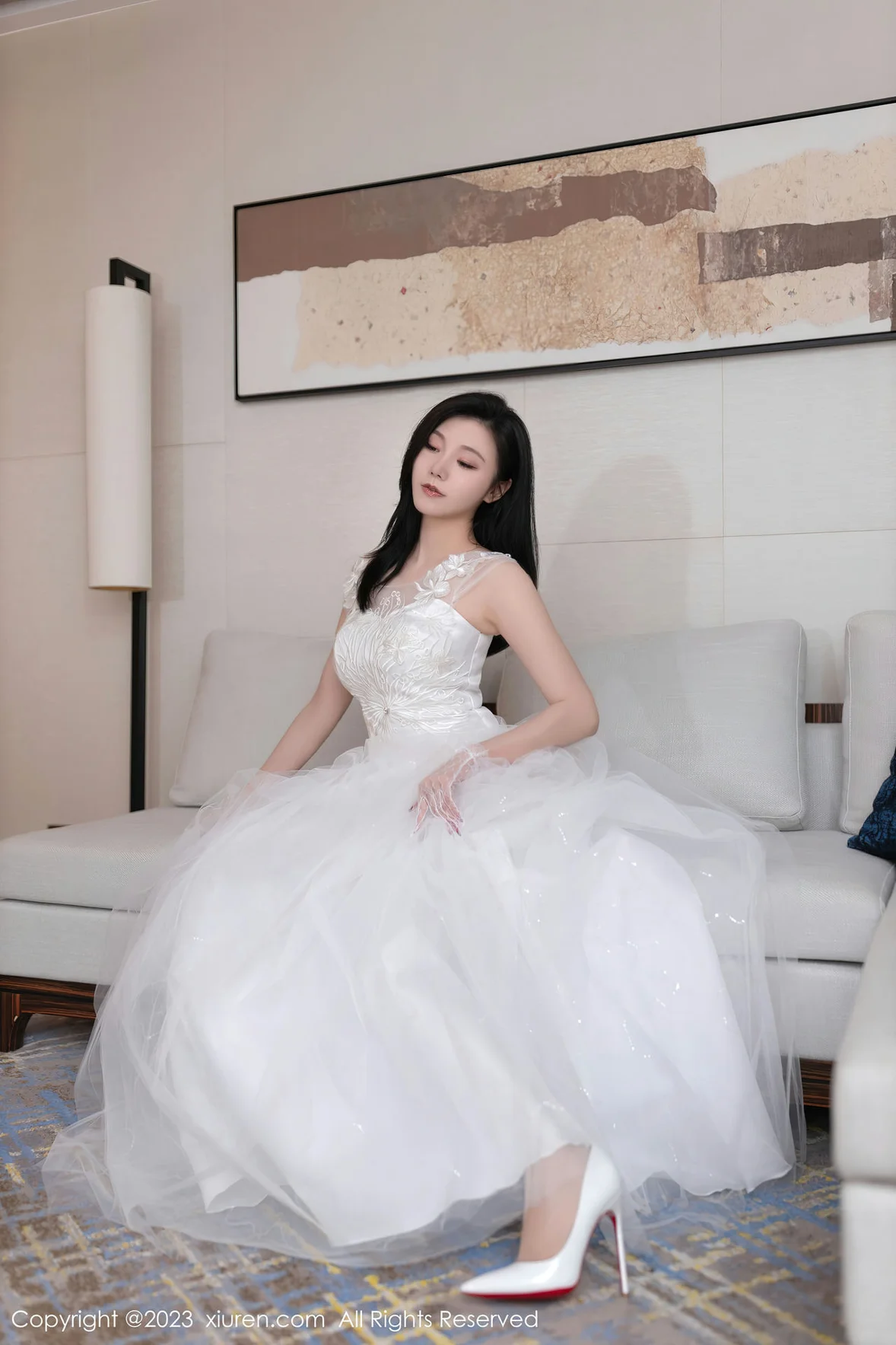 XiuRen 秀人 No.7201 安然anran 白色婚纱性感写真 [80P]