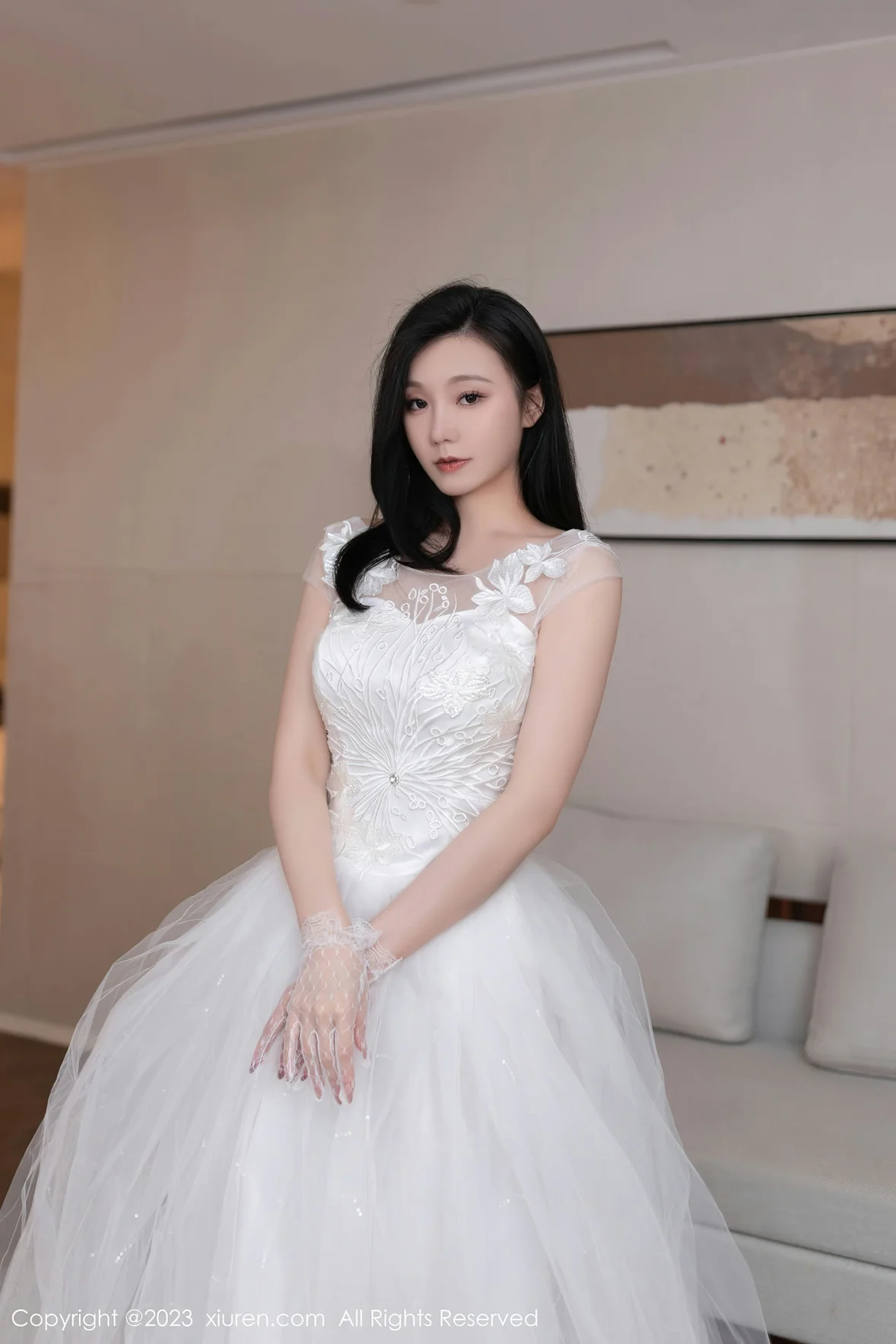 XiuRen 秀人 No.7201 安然anran 白色婚纱性感写真 [80P]