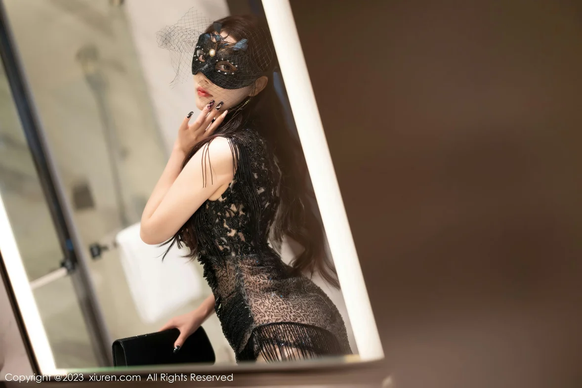 XiuRen 秀人 No.7269 杨晨晨Yome 黑色网纱情趣性感写真 [84P]