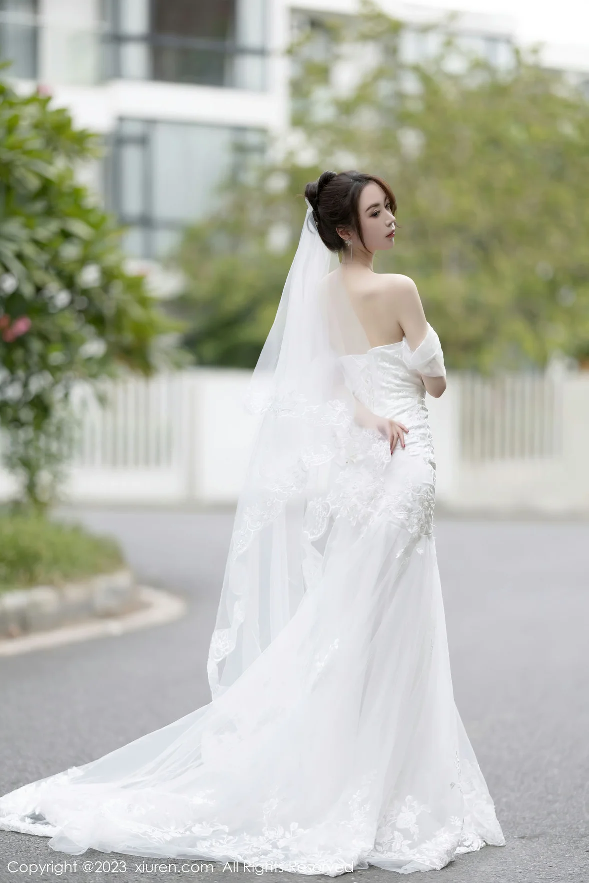 XiuRen 秀人 No.7310 梦心玥 白色婚纱服饰安吉旅拍 [84P]