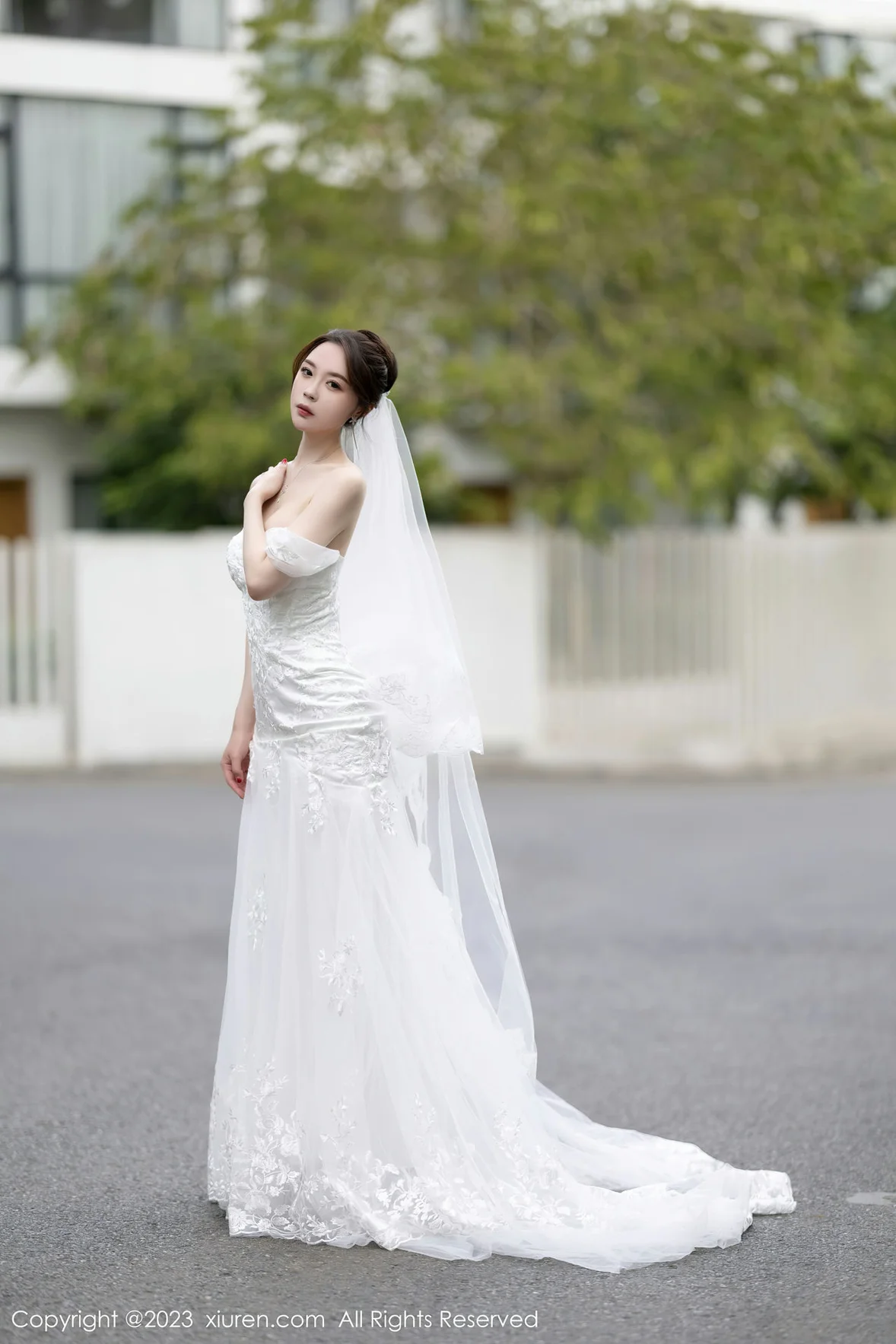 XiuRen 秀人 No.7310 梦心玥 白色婚纱服饰安吉旅拍 [84P]