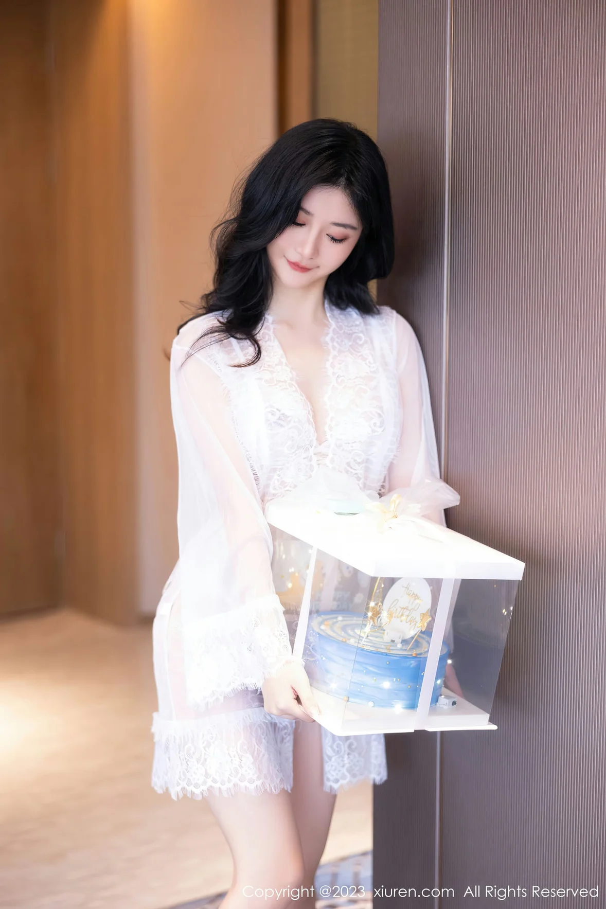 XiuRen 秀人 No.7348 幼幼 白色网纱性感写真 [81P]