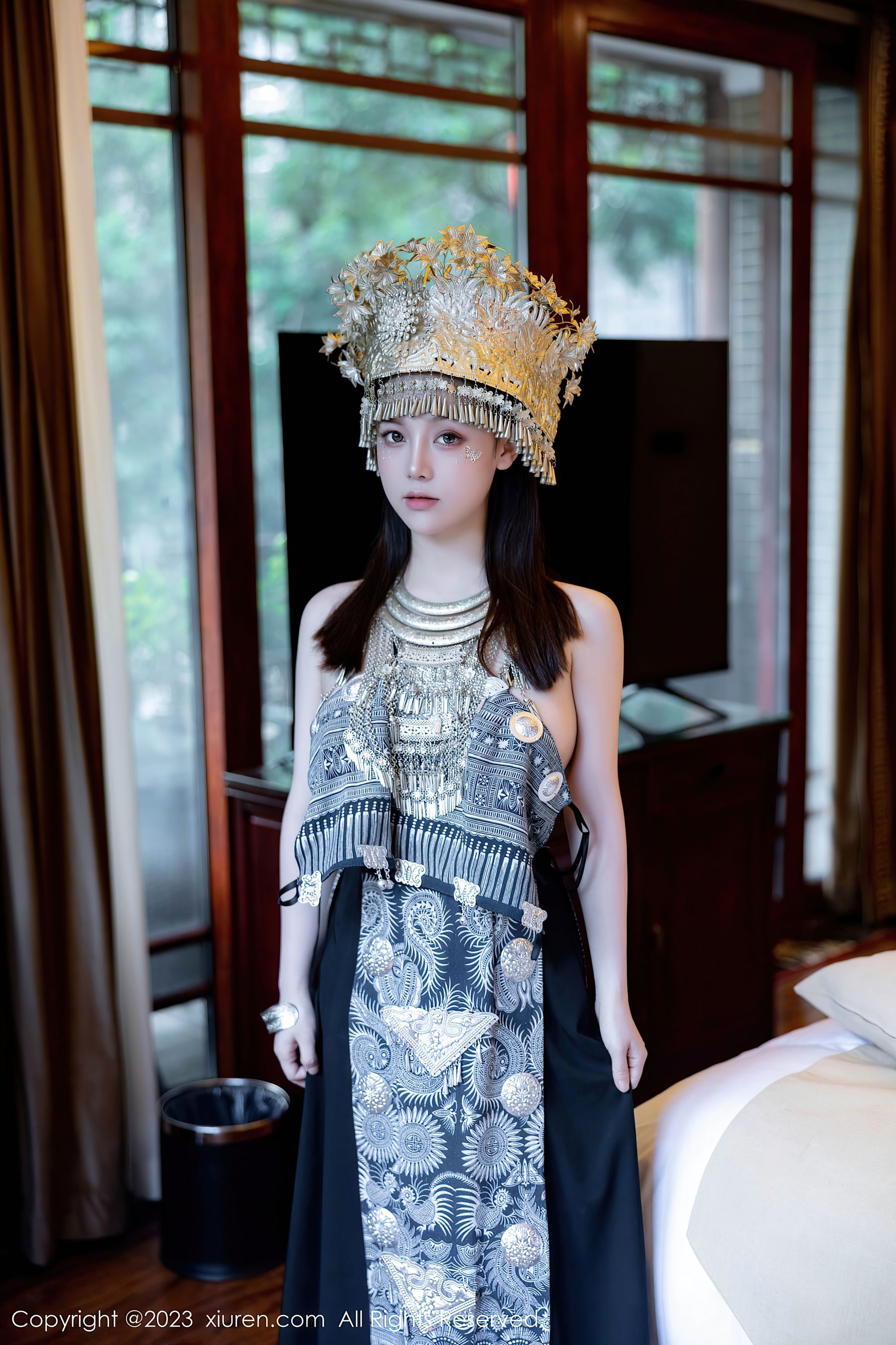 XiuRen 秀人 No.7448 豆瓣酱 苗族服饰