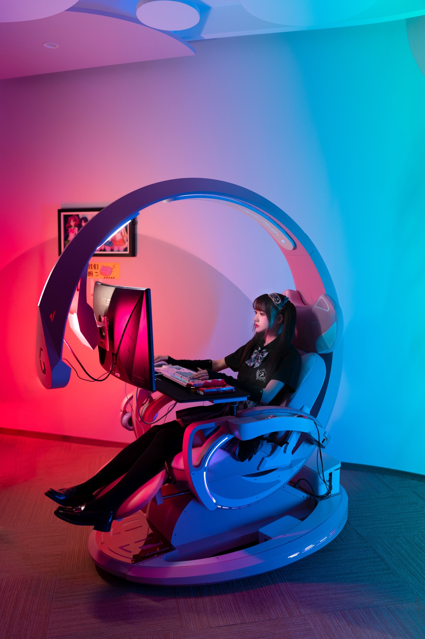 兔子Zzz不吃胡萝卜 – 《电竞少女》[22P]