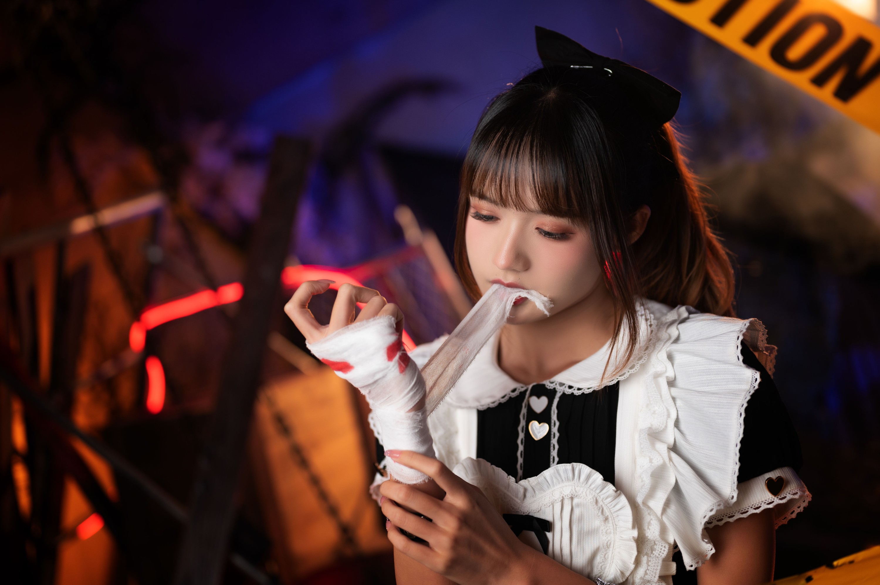 兔子Zzz不吃胡萝卜 – 《战斗女仆》[24P]