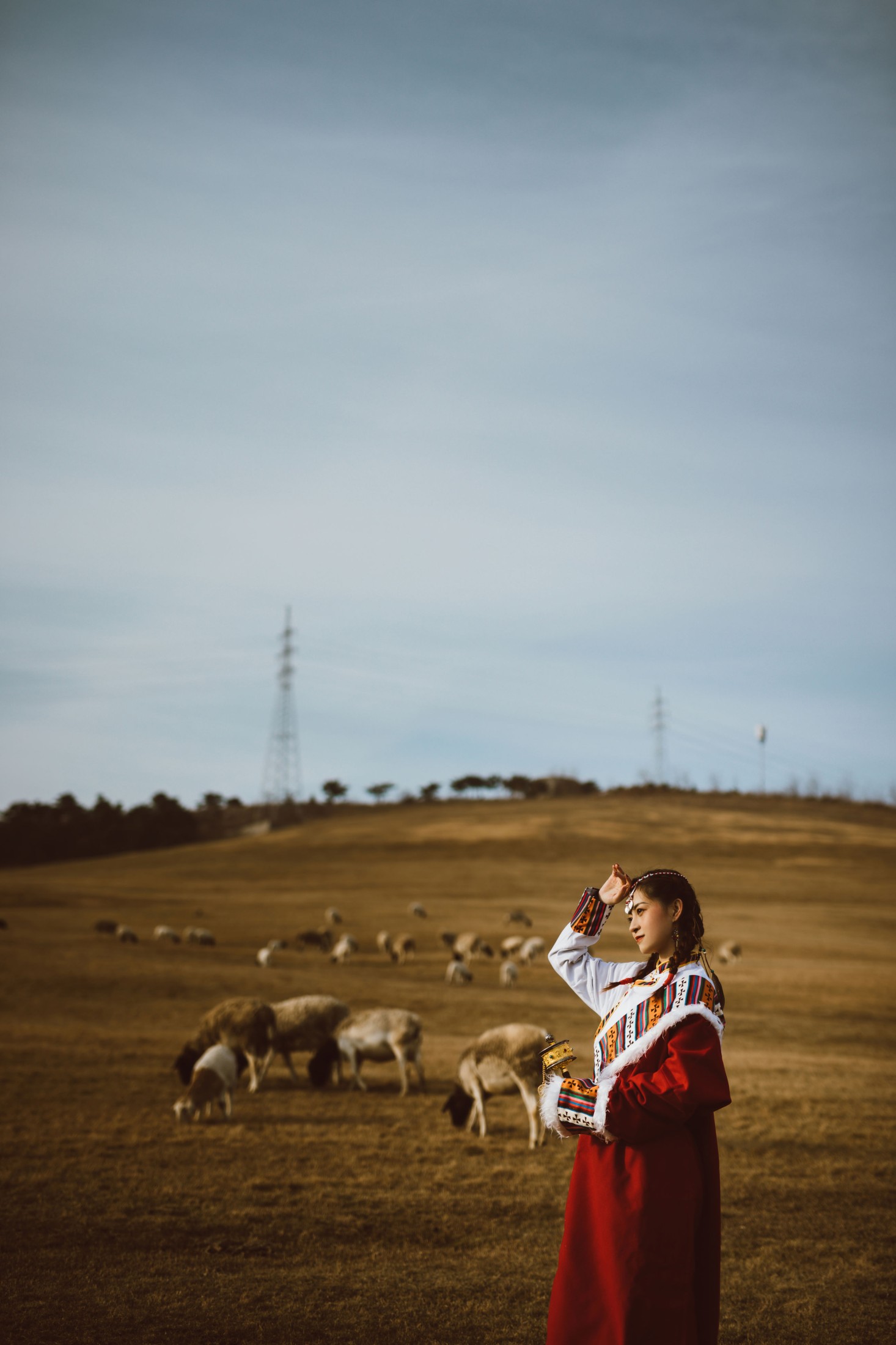 壹萱- – 《牧场藏服少女》[22P]