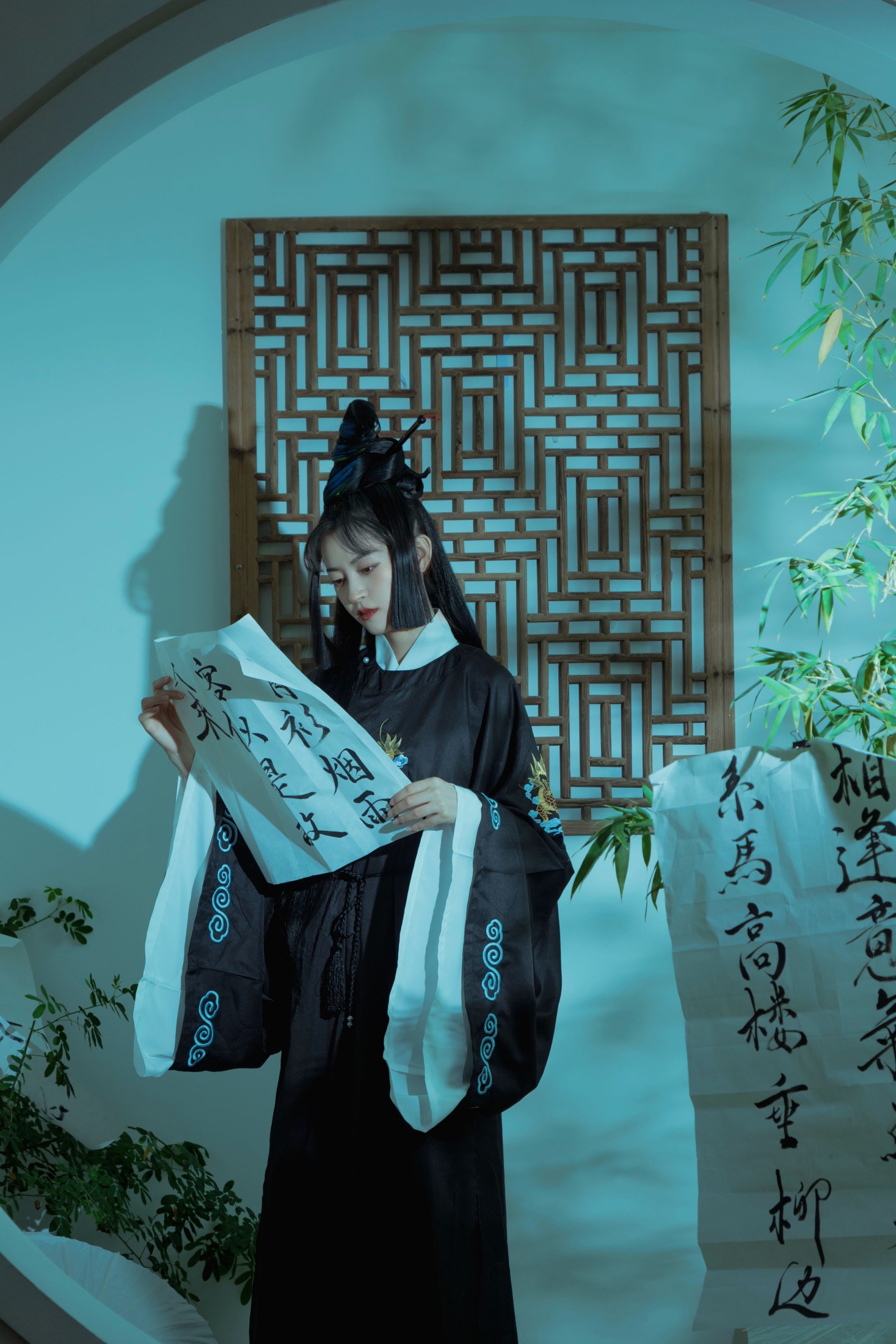 壹萱- – 《国风 · 竹与墨》[43P]