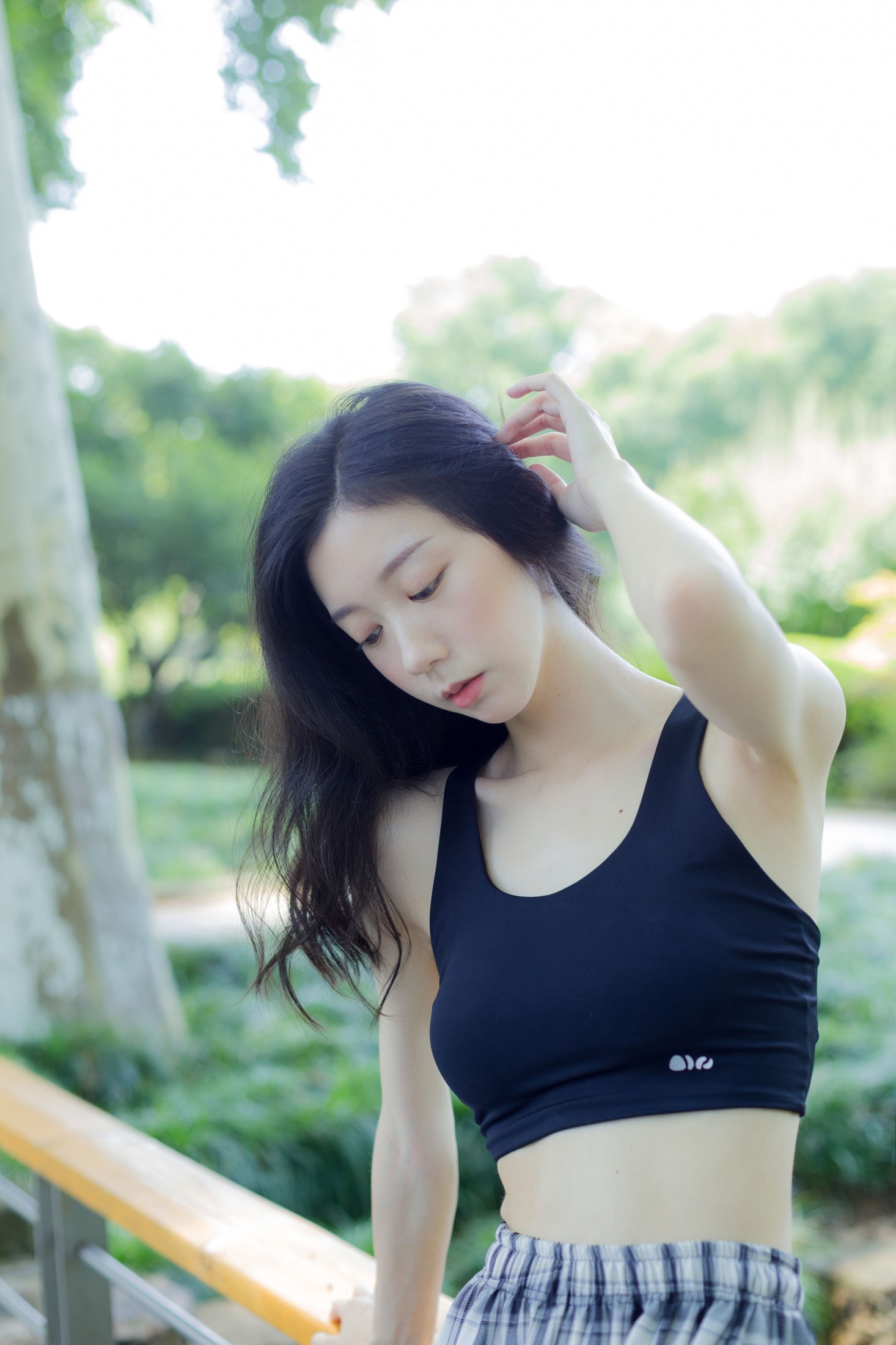 饲猫少女- – 《晨练日》[27P]