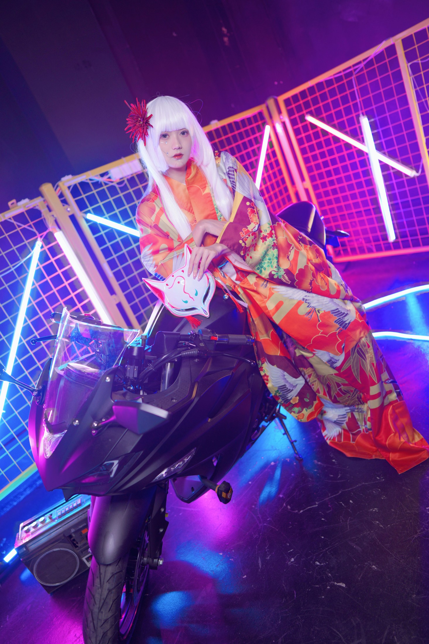 兔子Zzz不吃胡萝卜 – 《赛博电子姬》[33P]