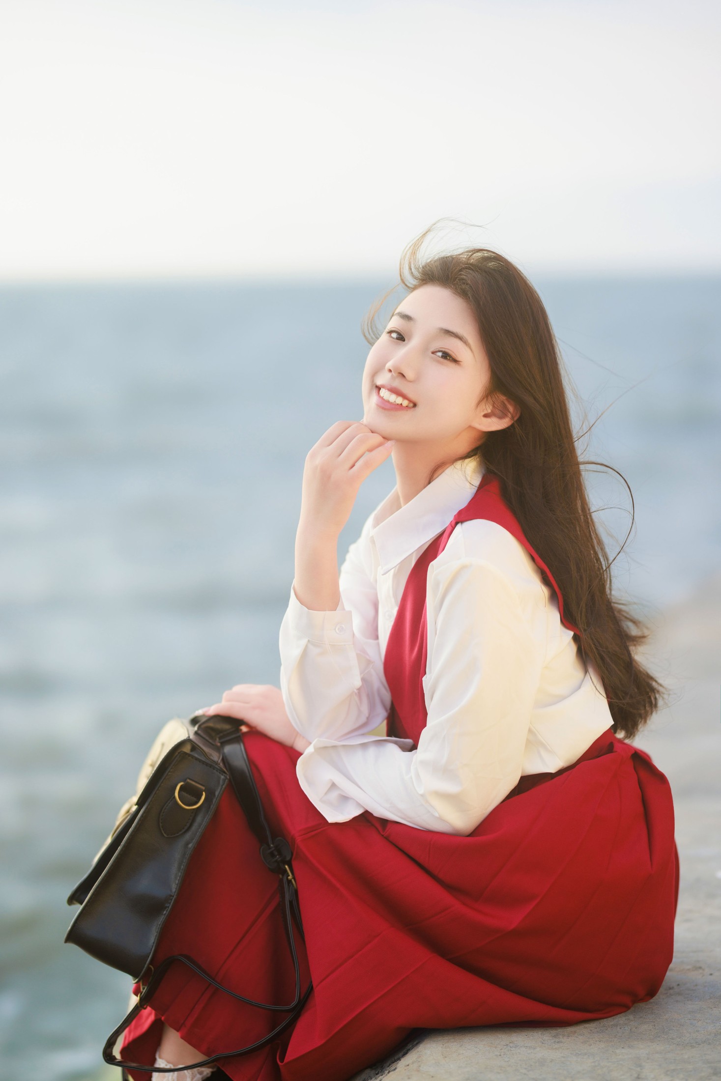 裴同学 – 《jk海边》[32P]