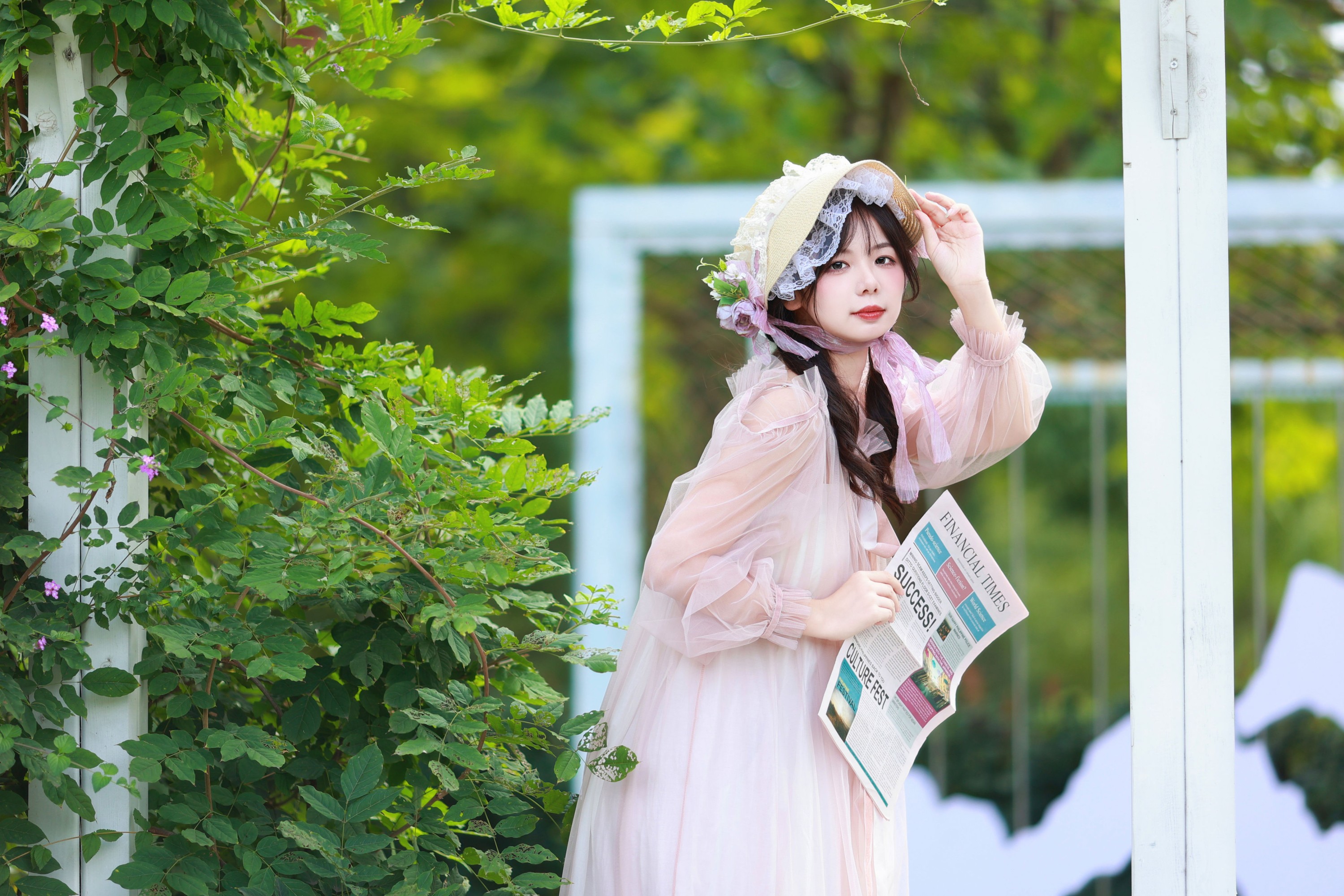 暮烟色CC – 《早安庭院》[33P]