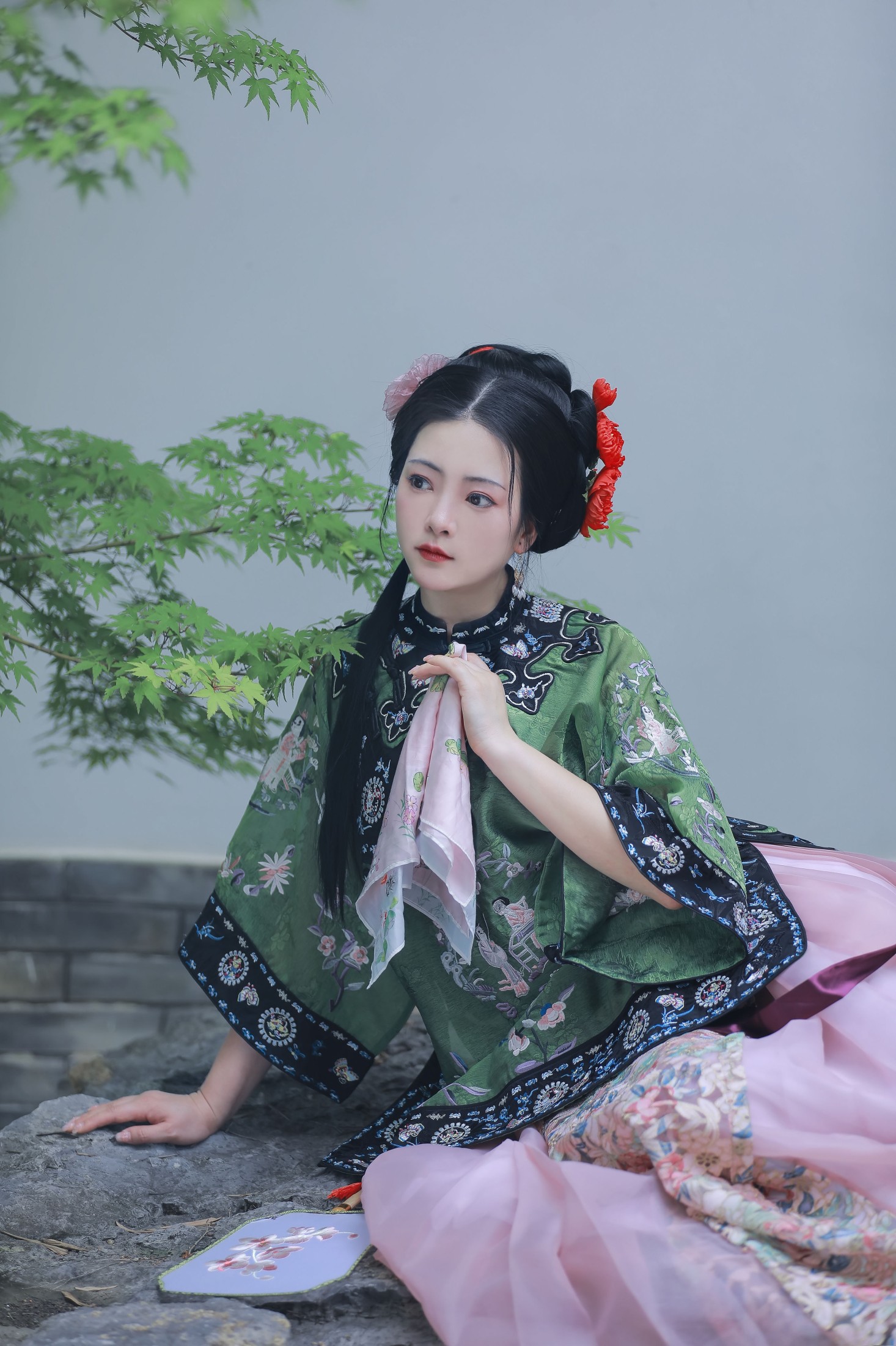 猫子子 – 《绿意浓》[22P]