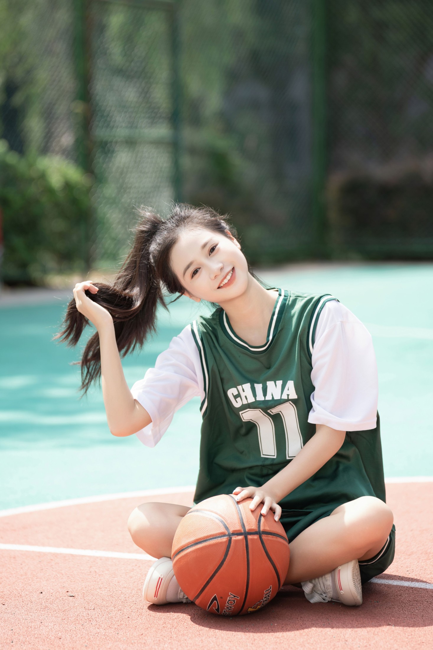 橙子舒 – 《放学一起打球啊》[24P]