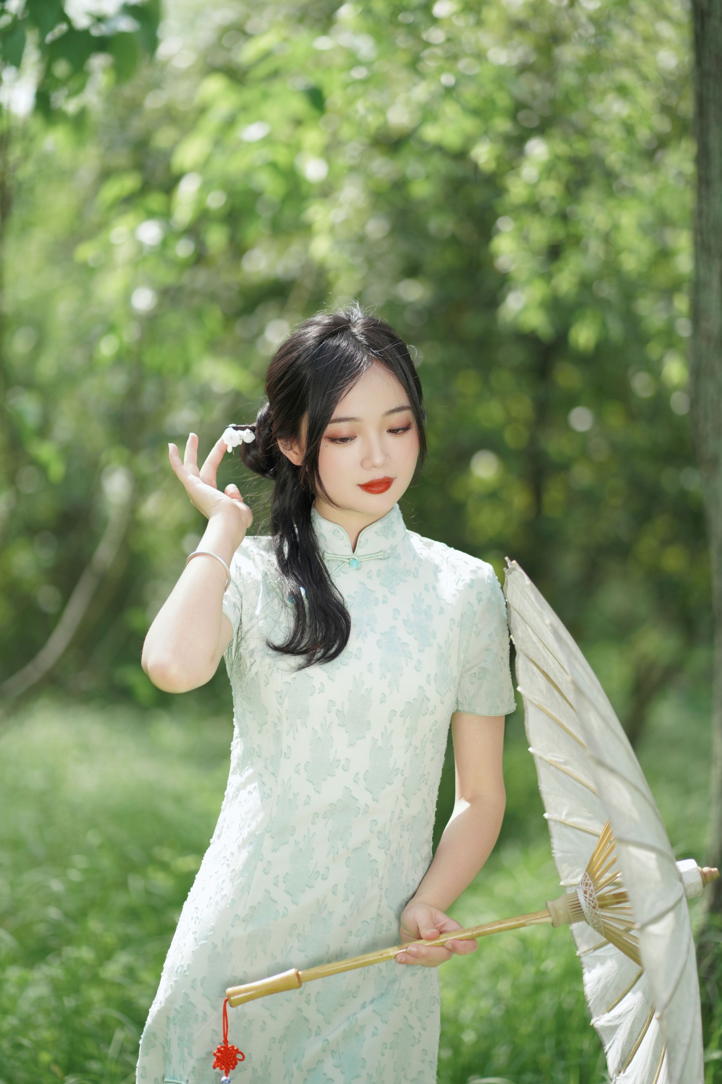 小欧O – 《盛夏中的一抹天青色》[23P]