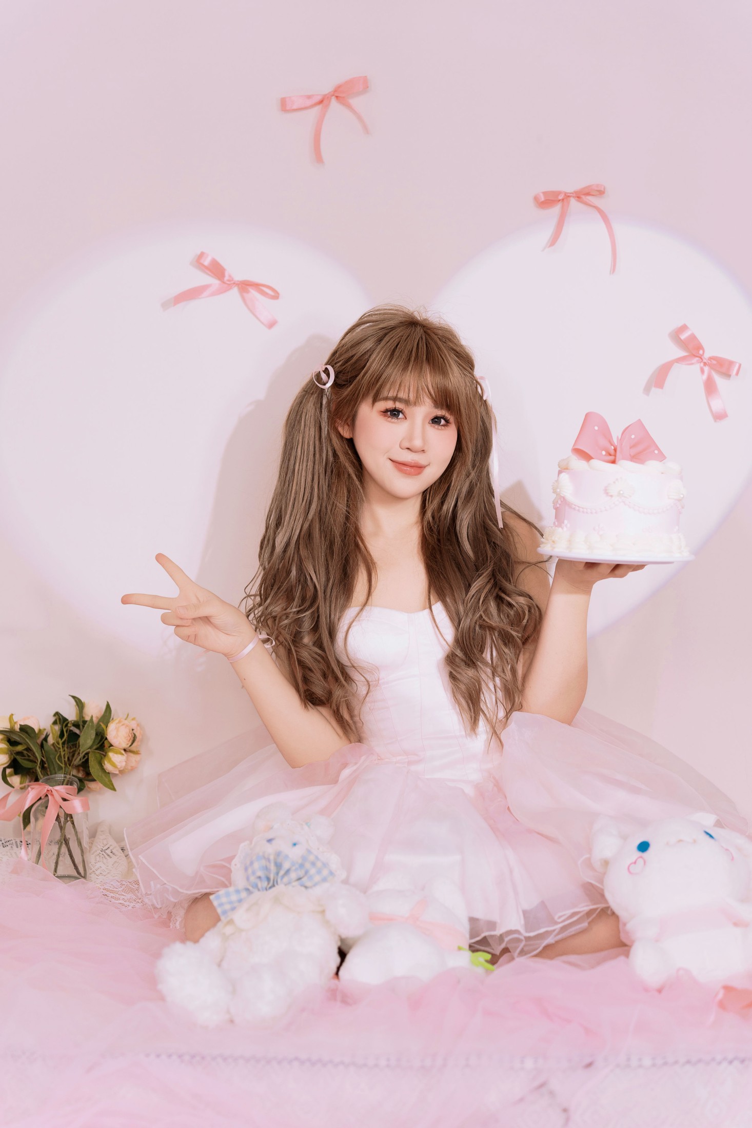 泡芙小方 – 《粉心》[27P]