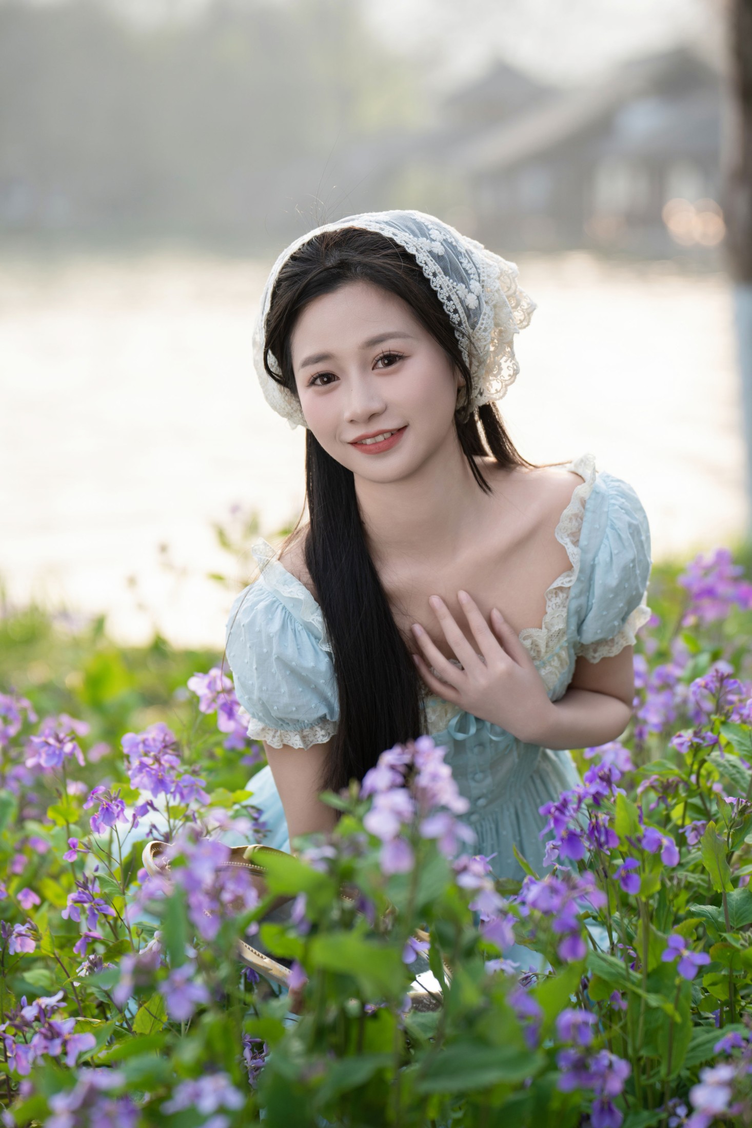 橙子舒 – 《水边二月兰》[24P]