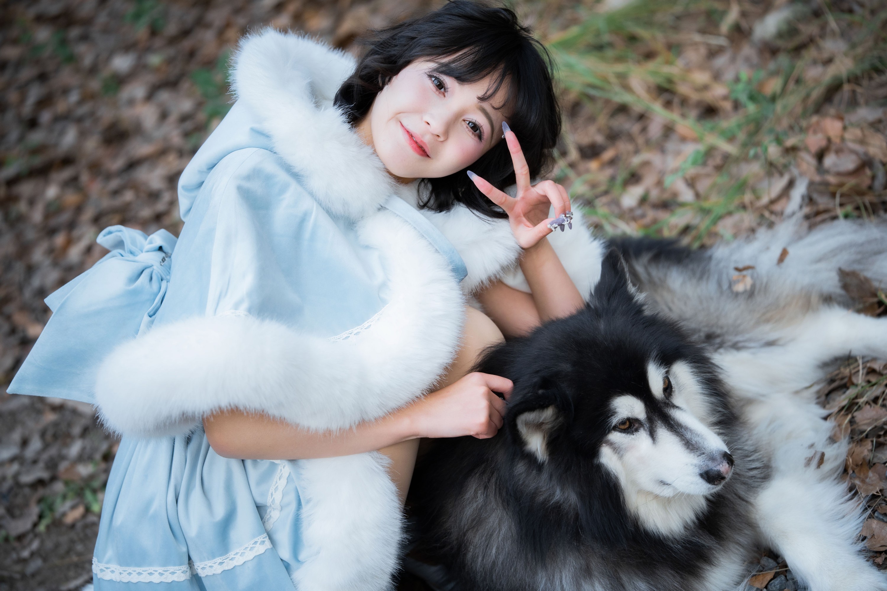 Disexi思宁 – 《淡蓝色的圣诞》[20P]