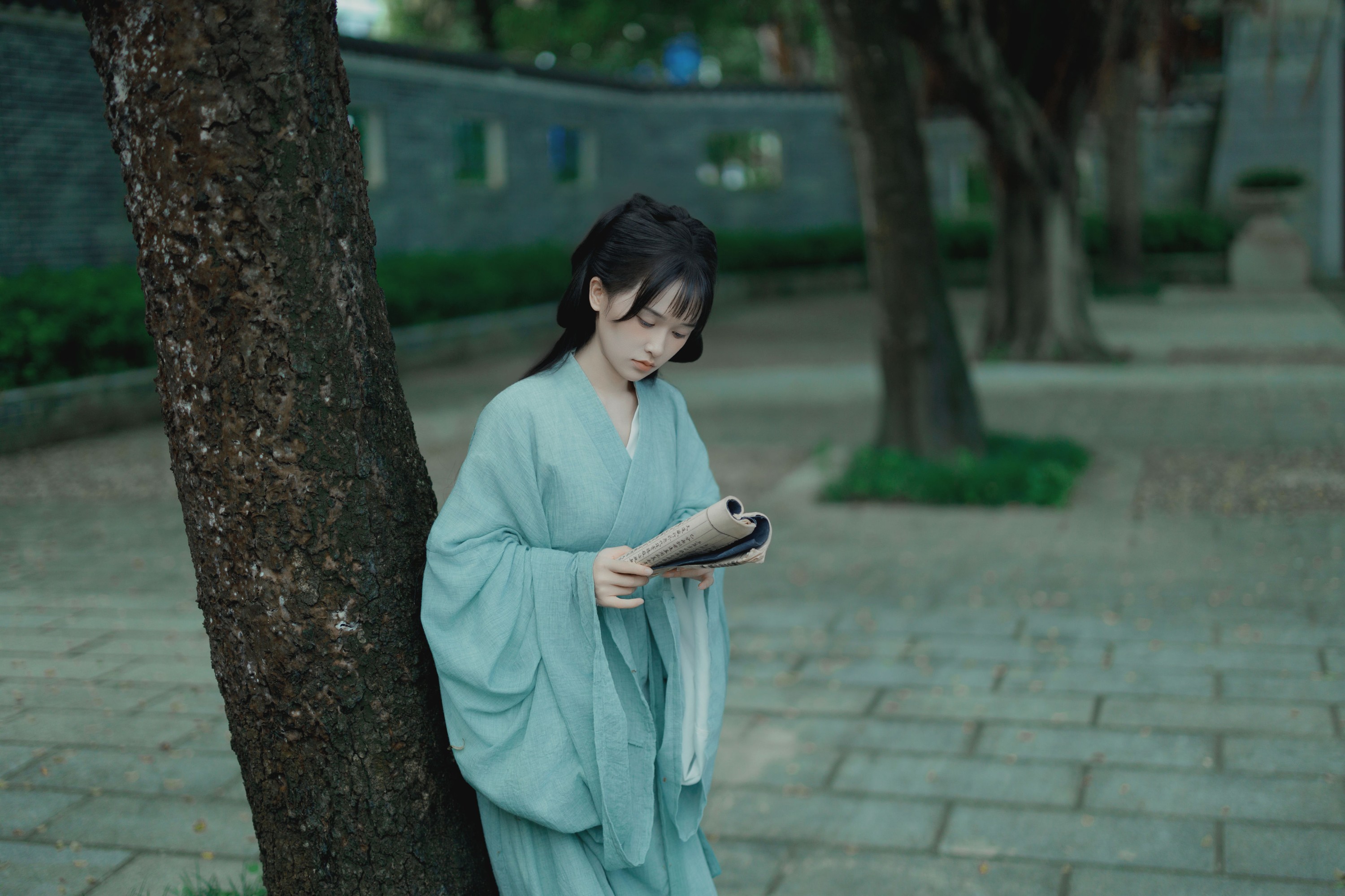 小小雨 – 《踏青风明月》[39P]