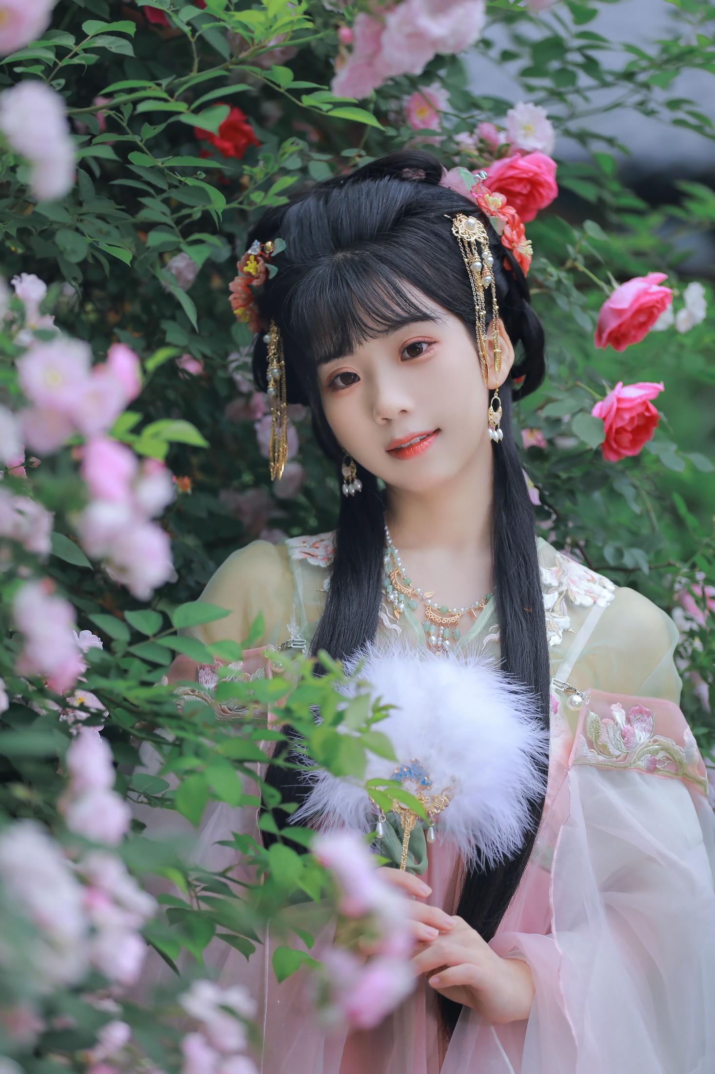 周周Ay – 《花丛少女》[21P] 插图1