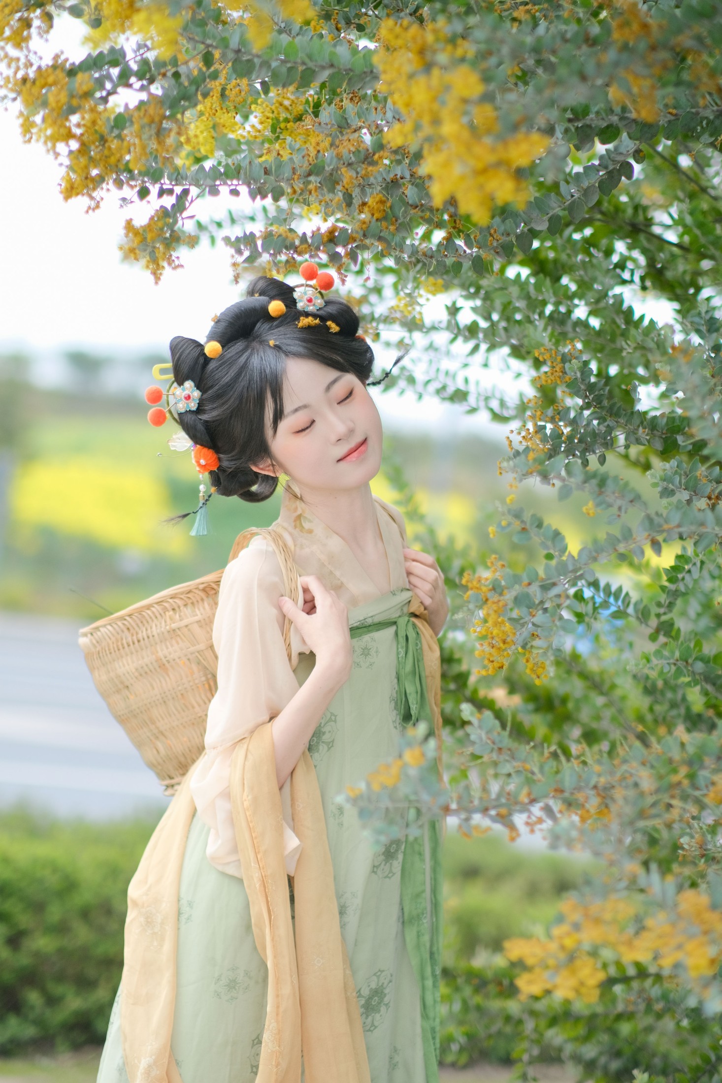 1010 – 《可可爱爱的小唐风金合欢写真》[14P] 插图1