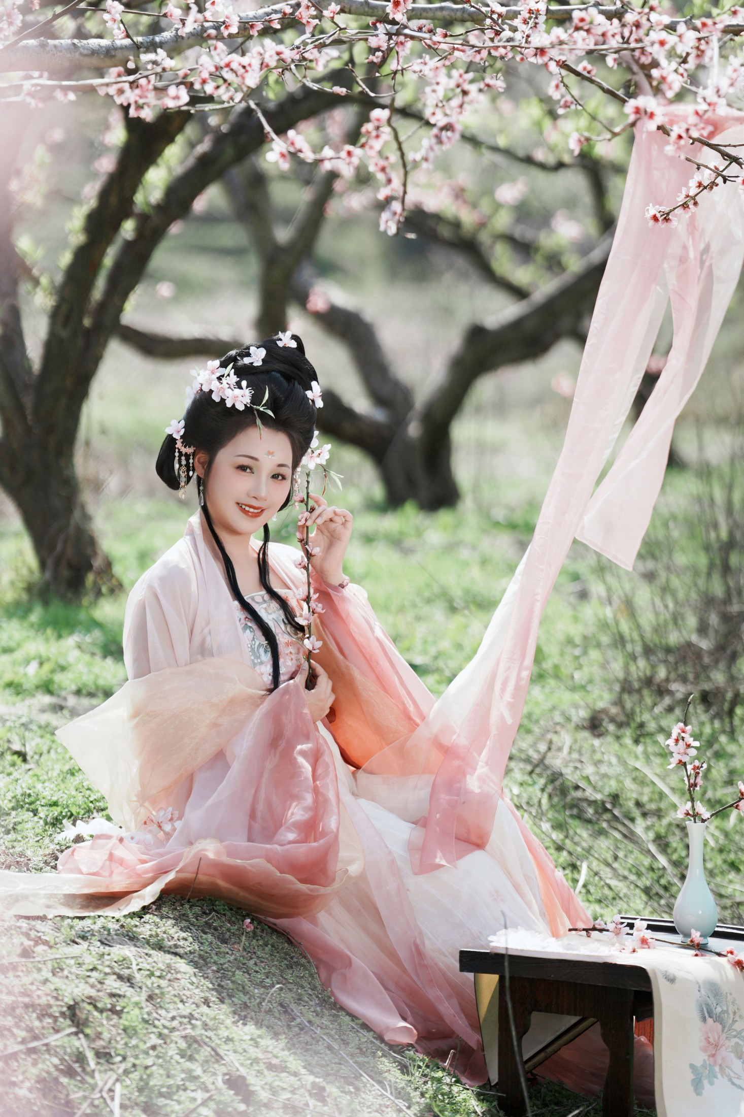 泱泱泱呀 – 《桃花古风人像拍摄》[20P] 插图1