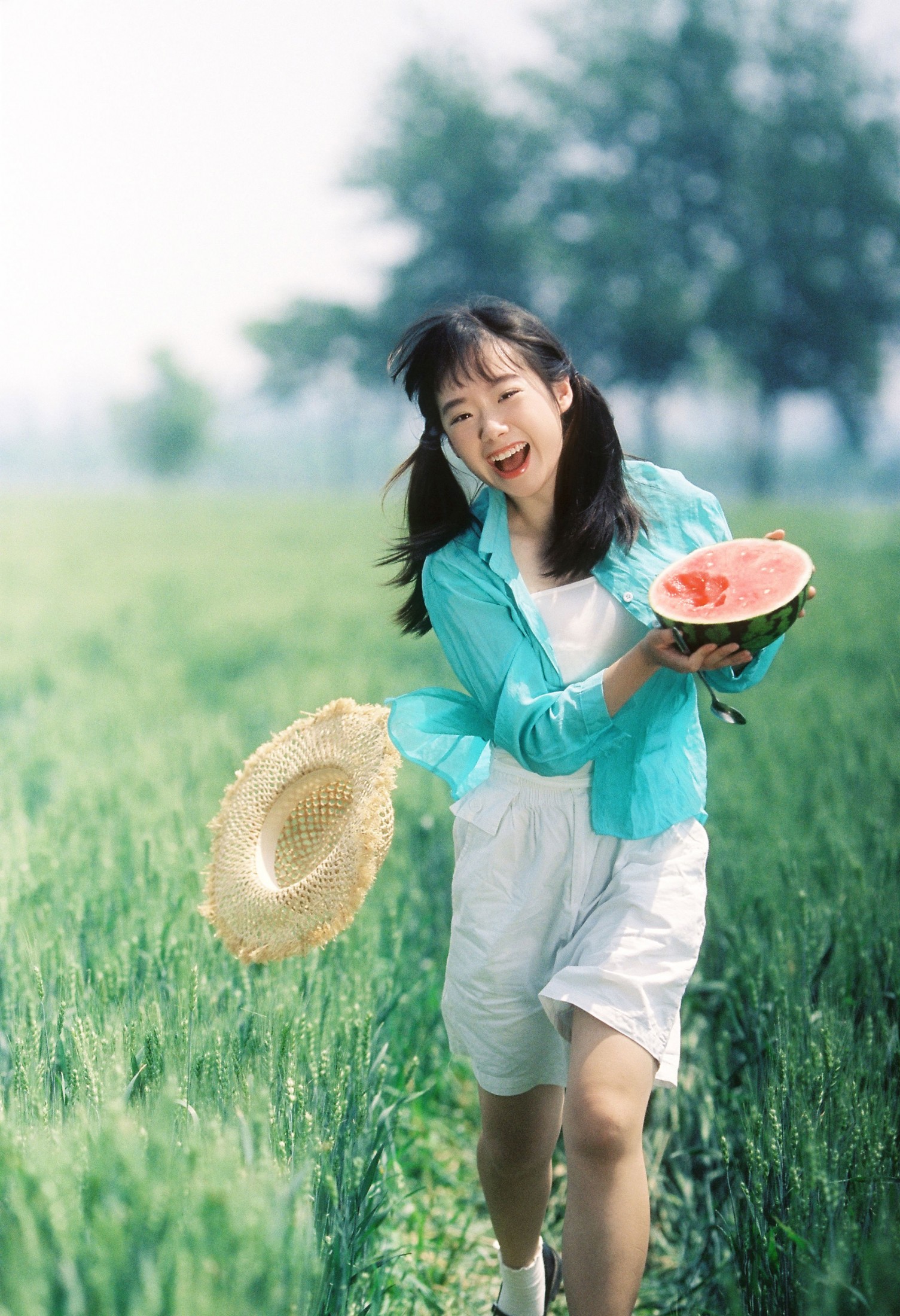 百变兔小樱 – 《夏日稻田》[15P] 插图1