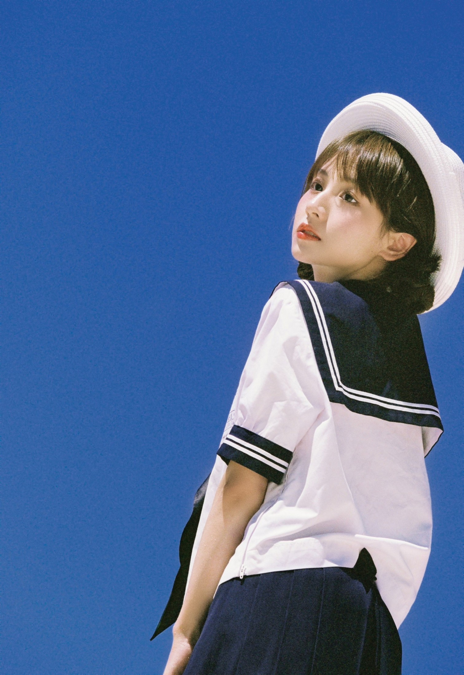 顾林x – 《蓝天制服少女》[15P] 插图3