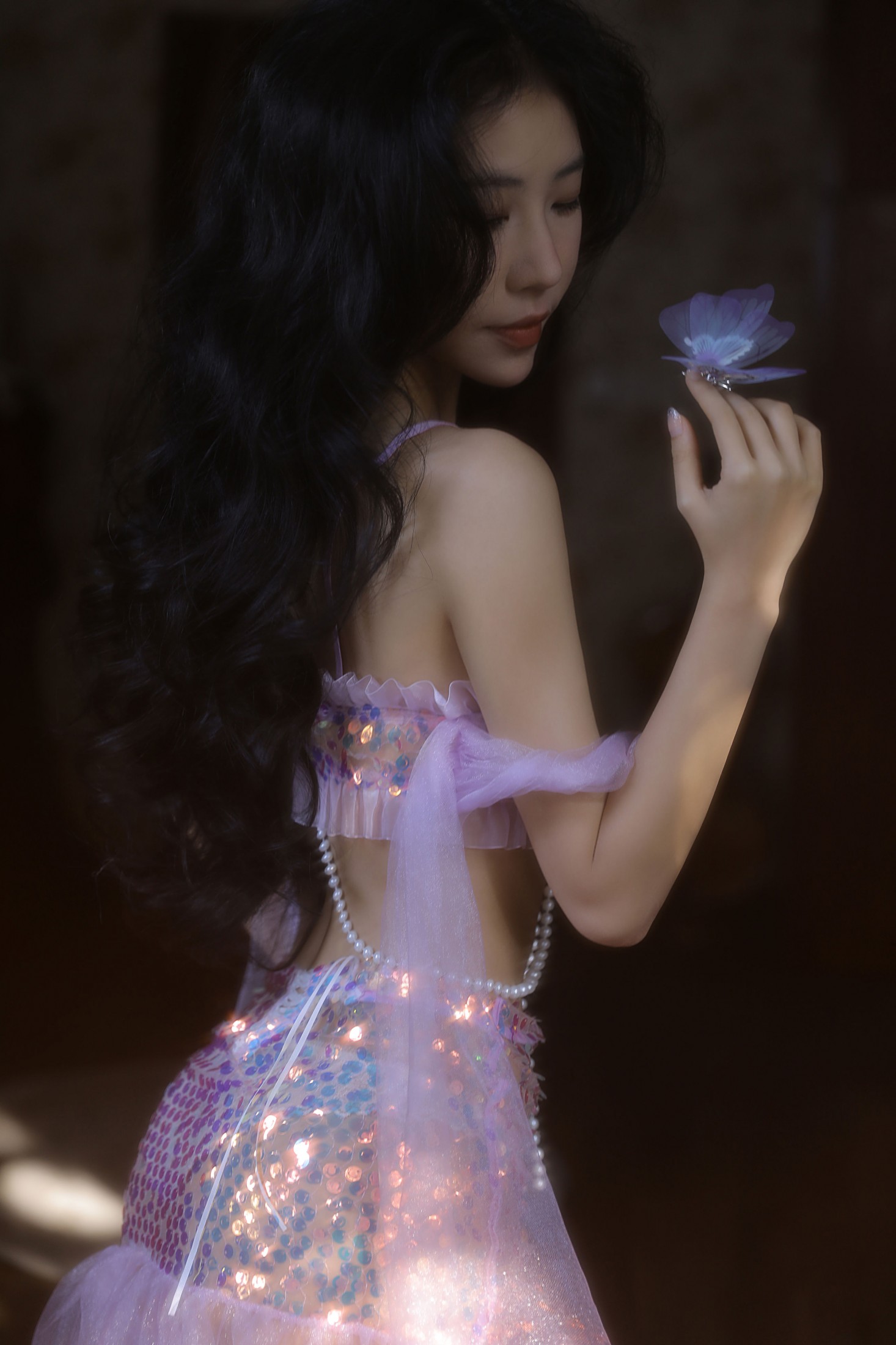 野生模特园子 – 《会发光的紫》[9P]