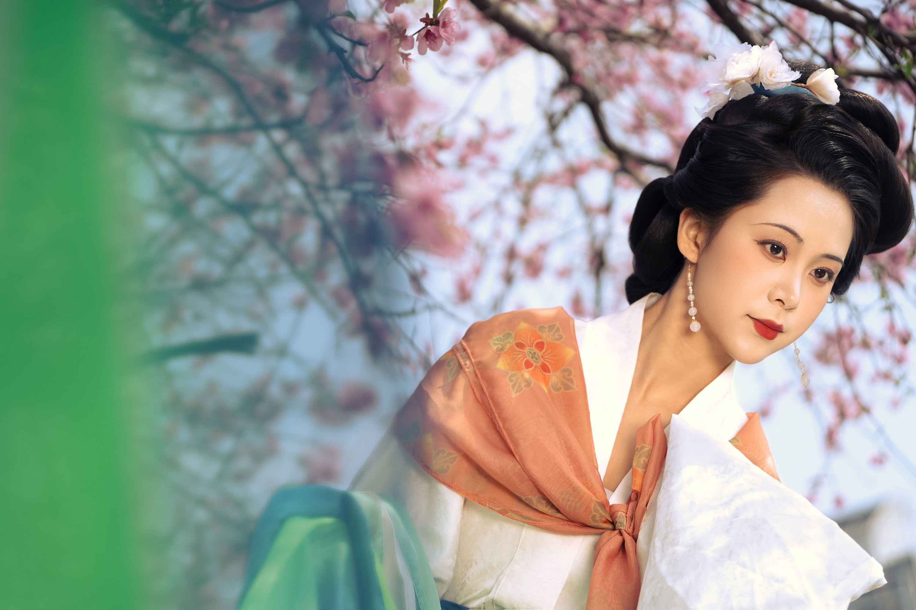 三弦 – 《浣纱弄碧影，自与清波闲》[10P]