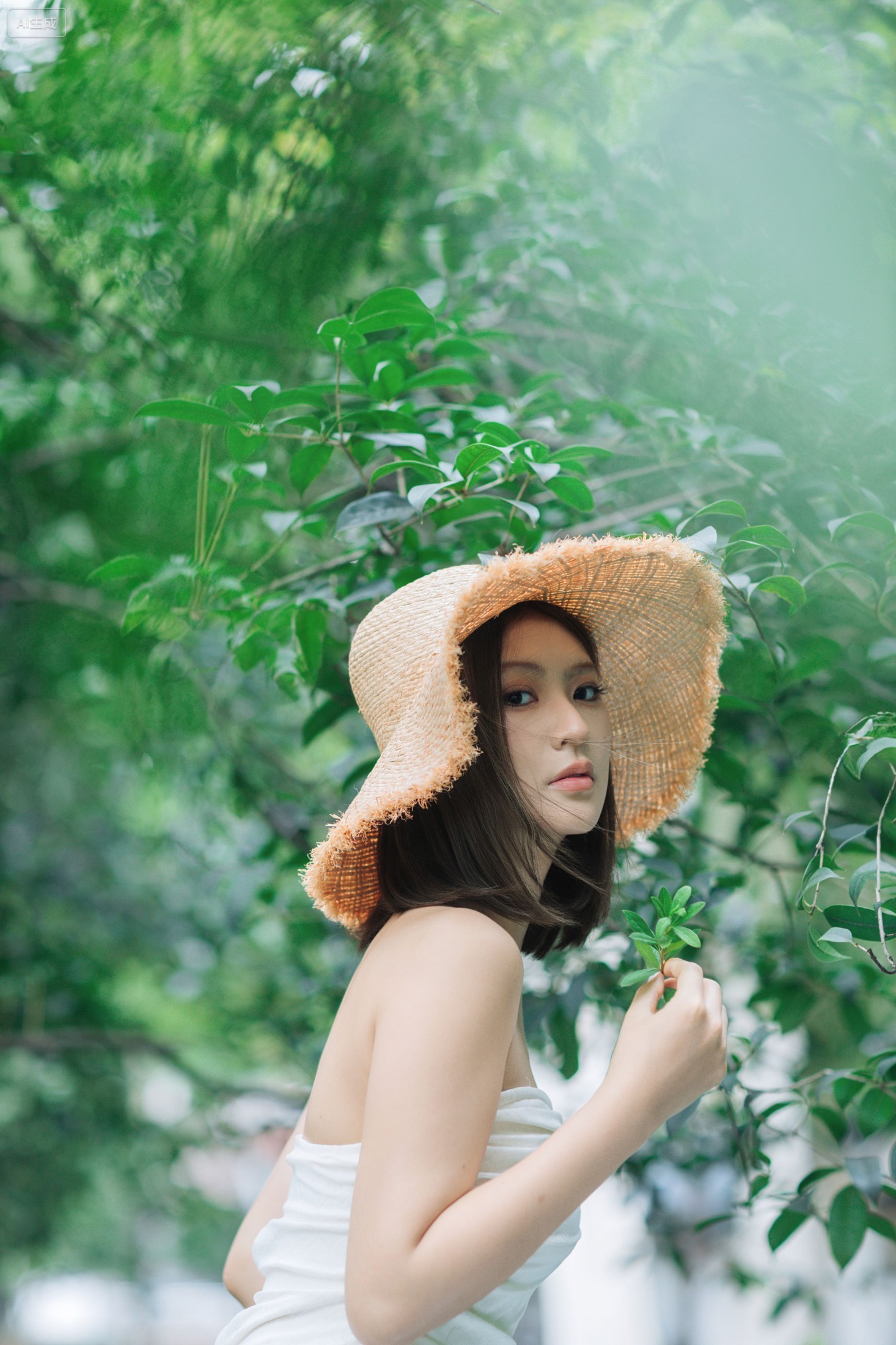 景猪 – 《阴天白裙》[25P]