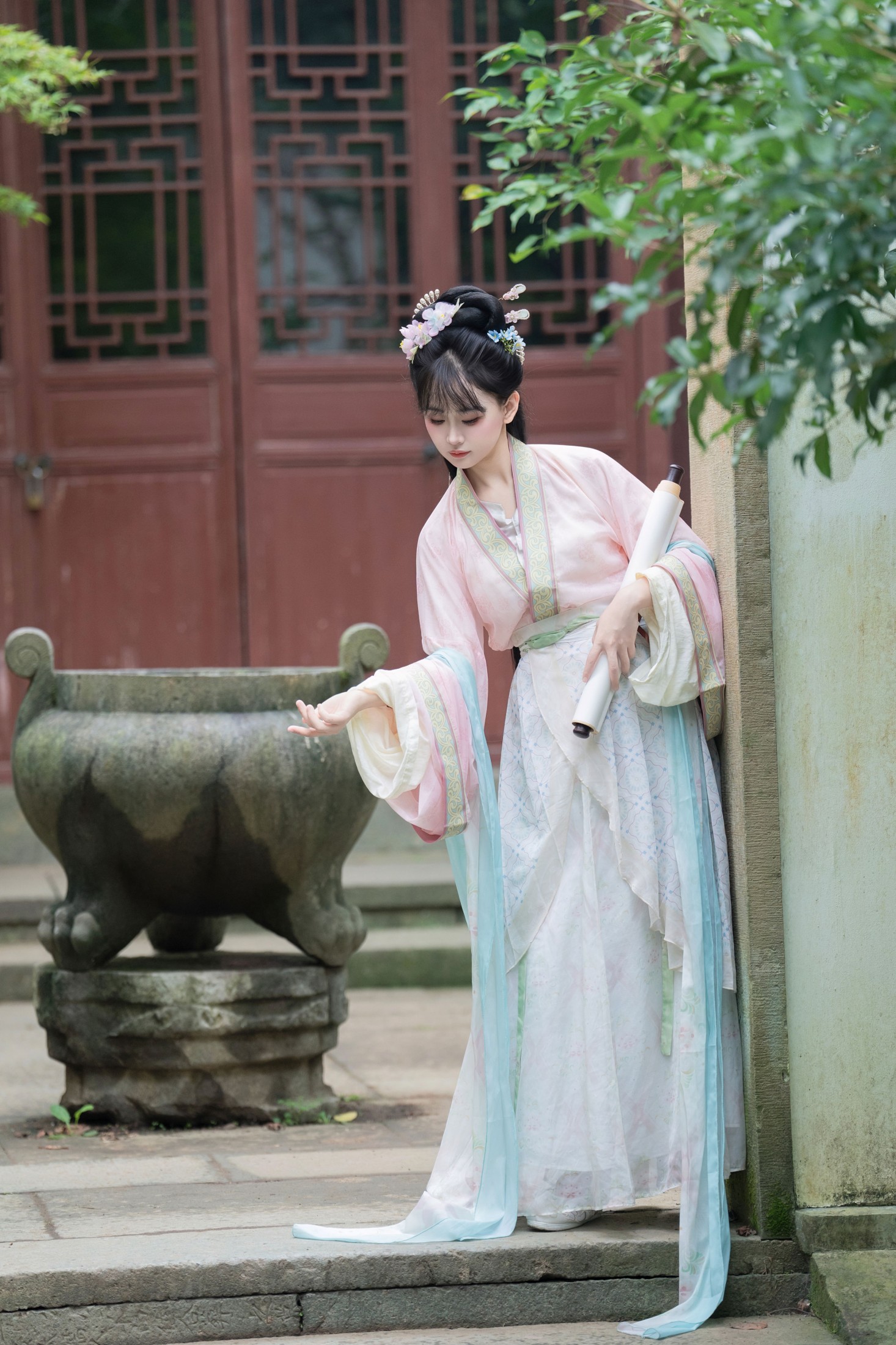 湫一只岁岁 – 《粉色仙女》[49P]