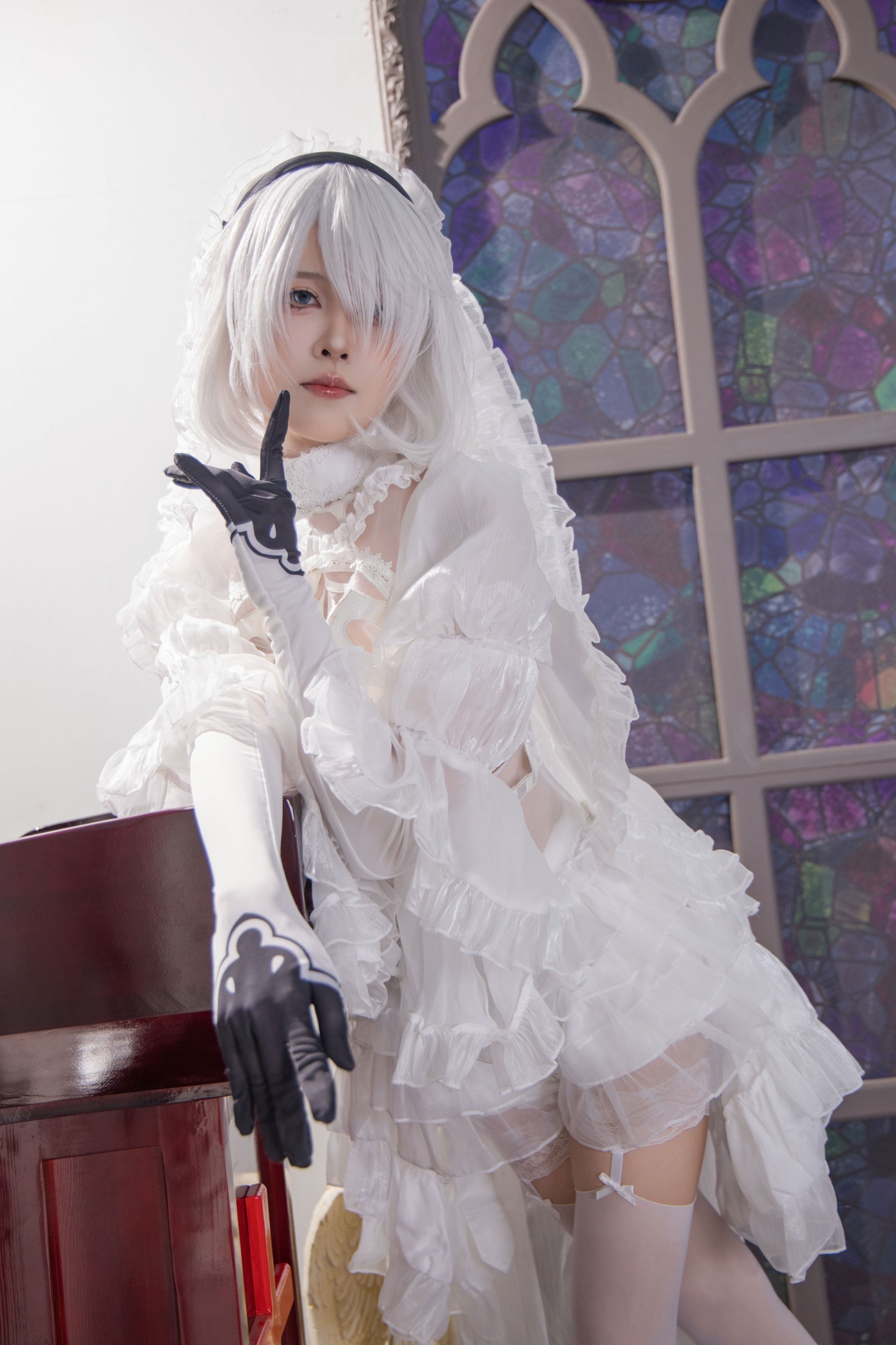 西园寺Sakura – 《纯白誓约：2B的圣咏与剑舞》[38P]