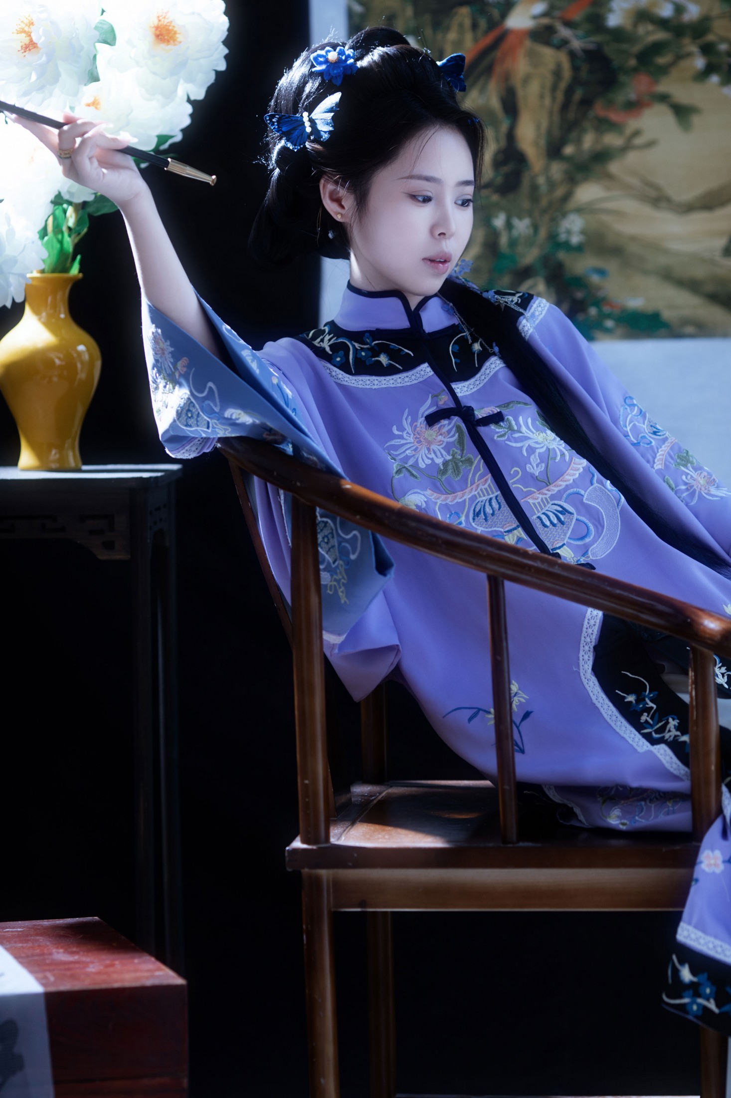 瑶瑶 – 《清韵·蓝裳闺阁的笔墨风华》[12P]