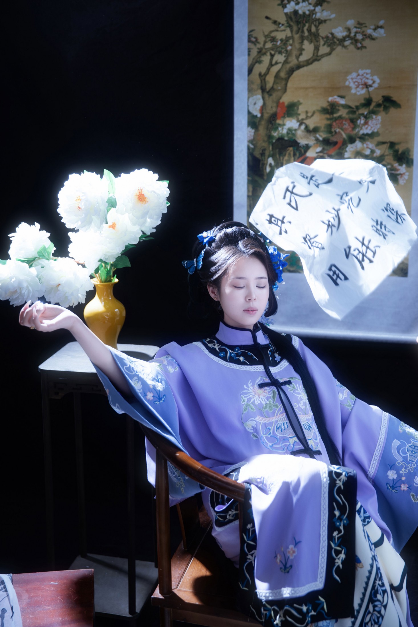 瑶瑶 – 《清韵·蓝裳闺阁的笔墨风华》[12P]