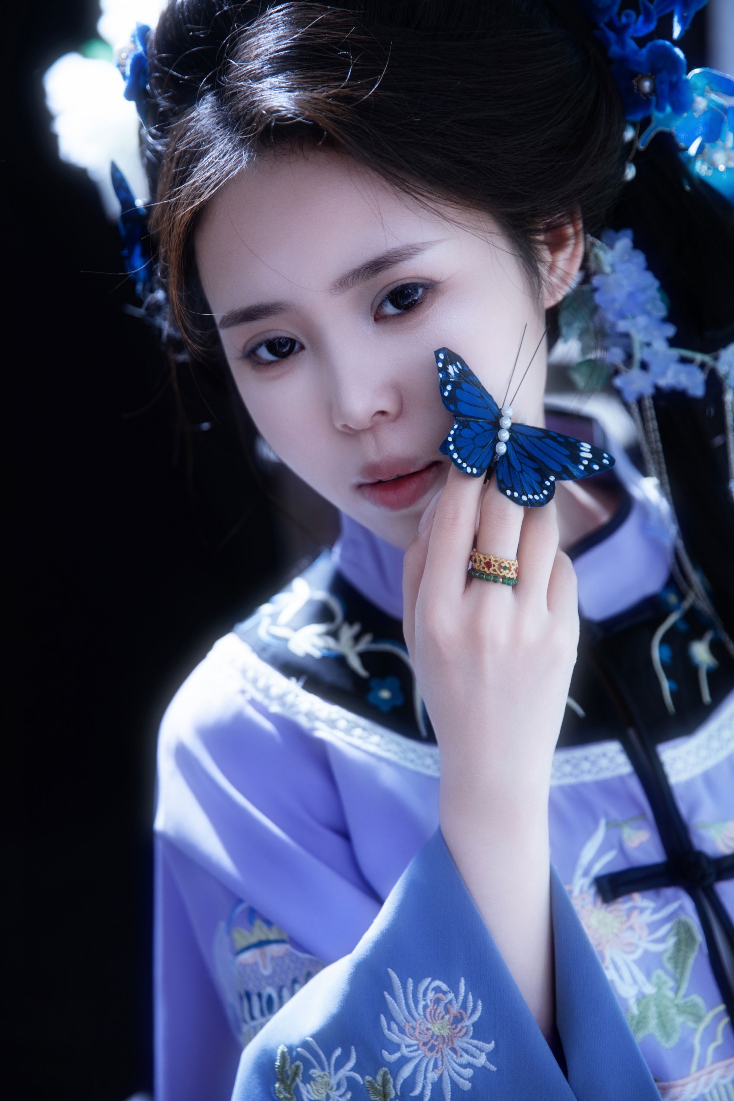 瑶瑶 – 《清韵·蓝裳闺阁的笔墨风华》[12P]