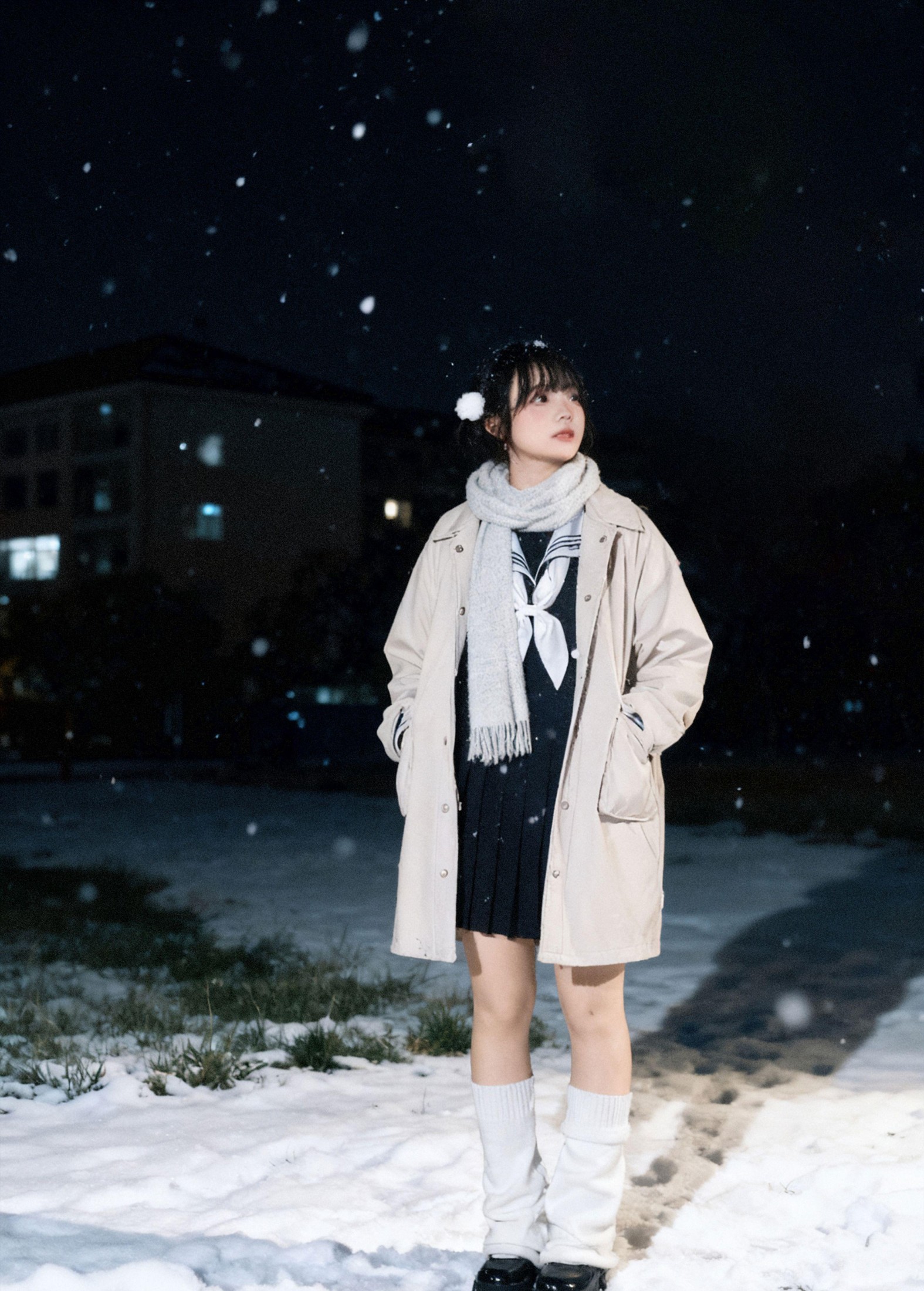 贝贝不睡觉 – 《下雪啦》[17P]