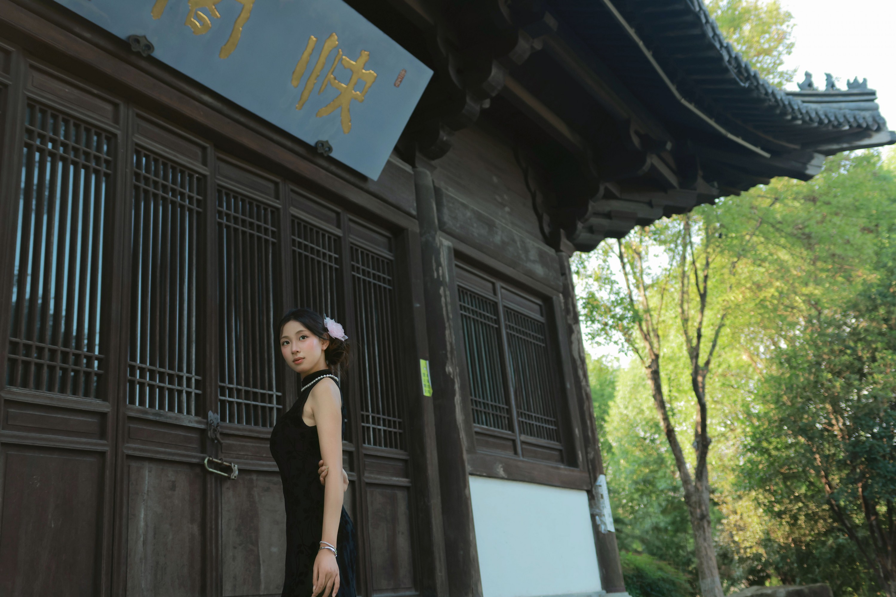 小u – 《湖边旗袍》[46P] 插图3